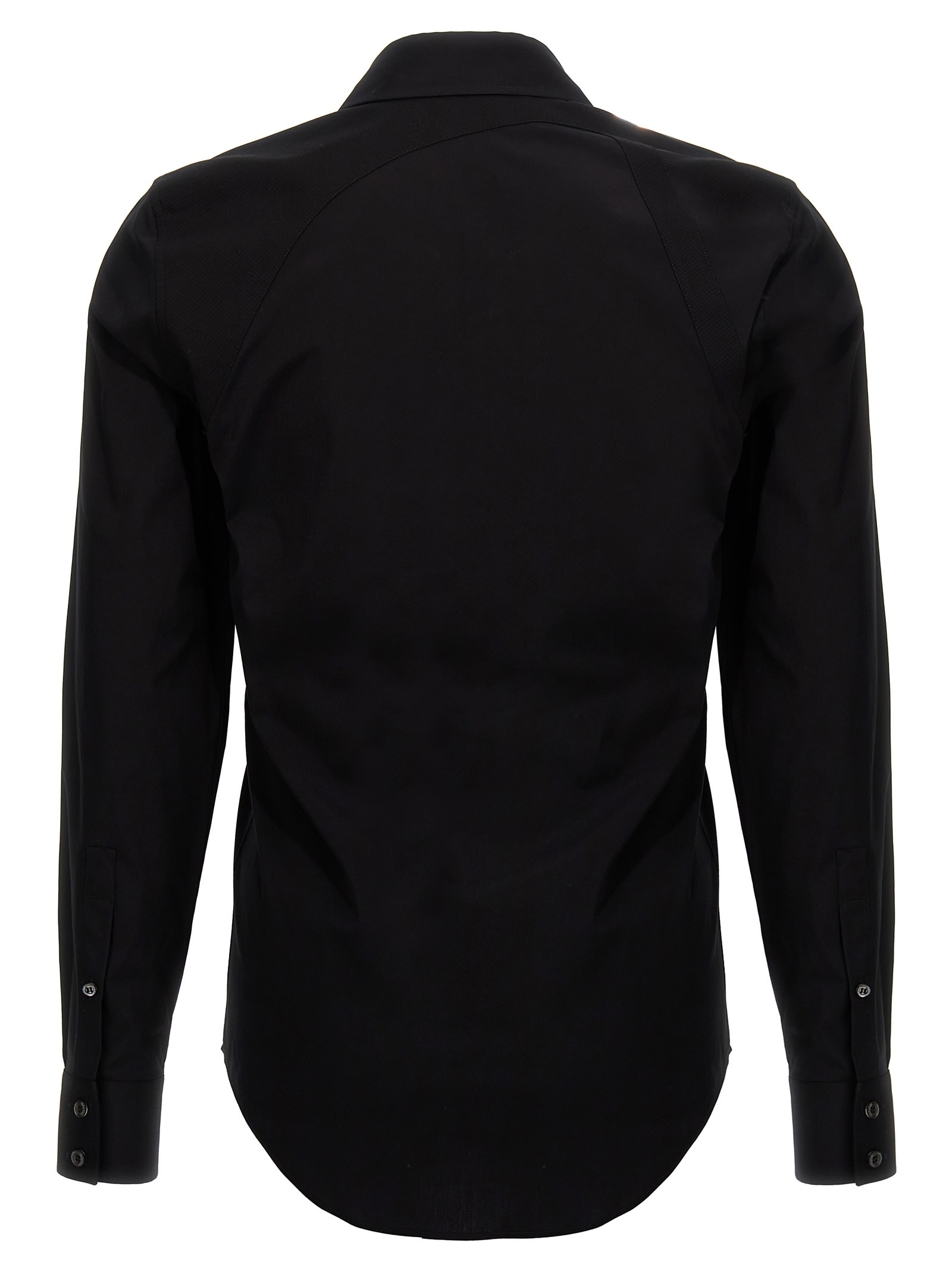 Shop Alexander Mcqueen Harness Shirt In Black