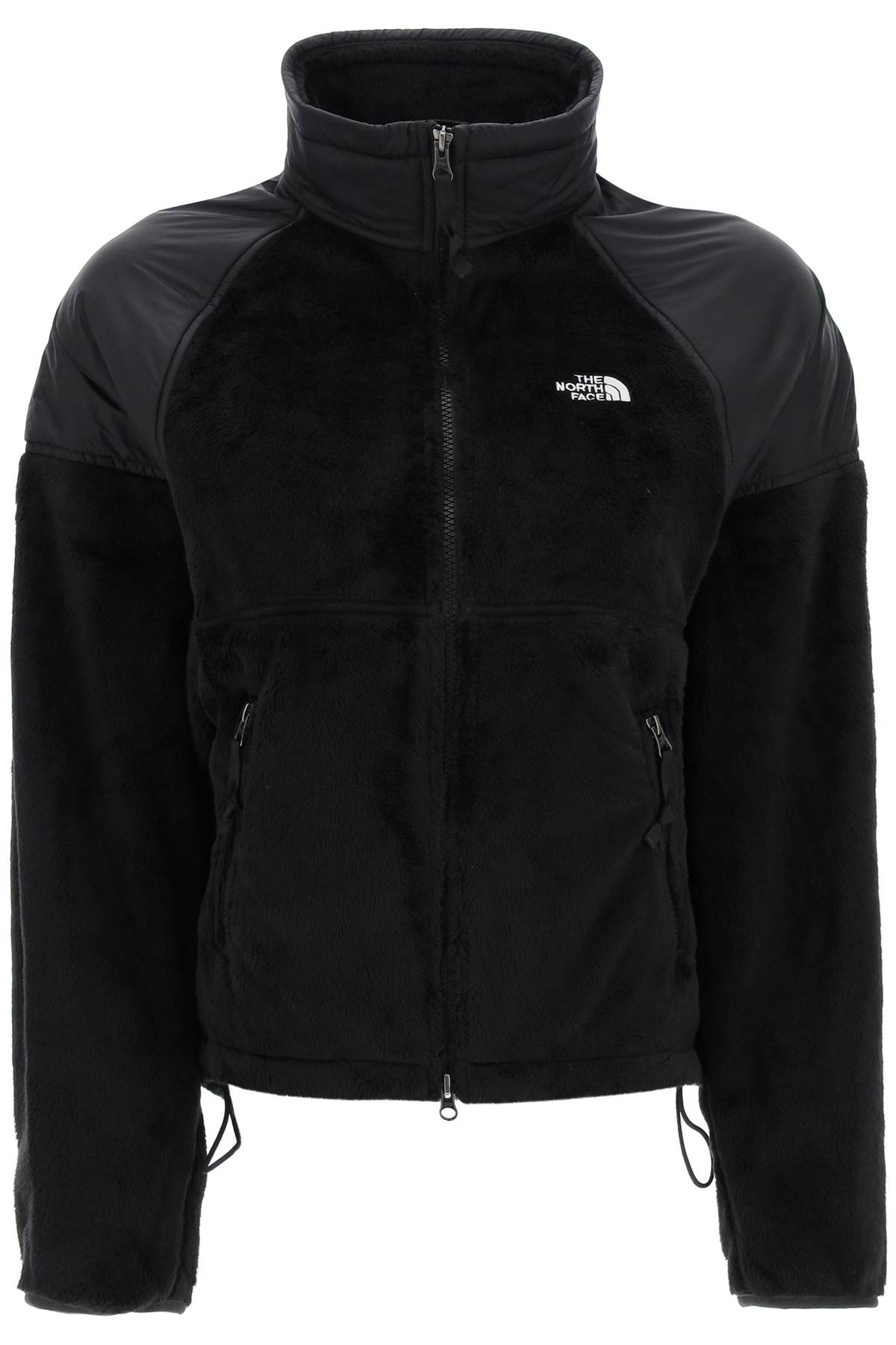 Shop The North Face Versa Velour Jacket In Recycled Fleece And Risptop In Tnf Black (black)