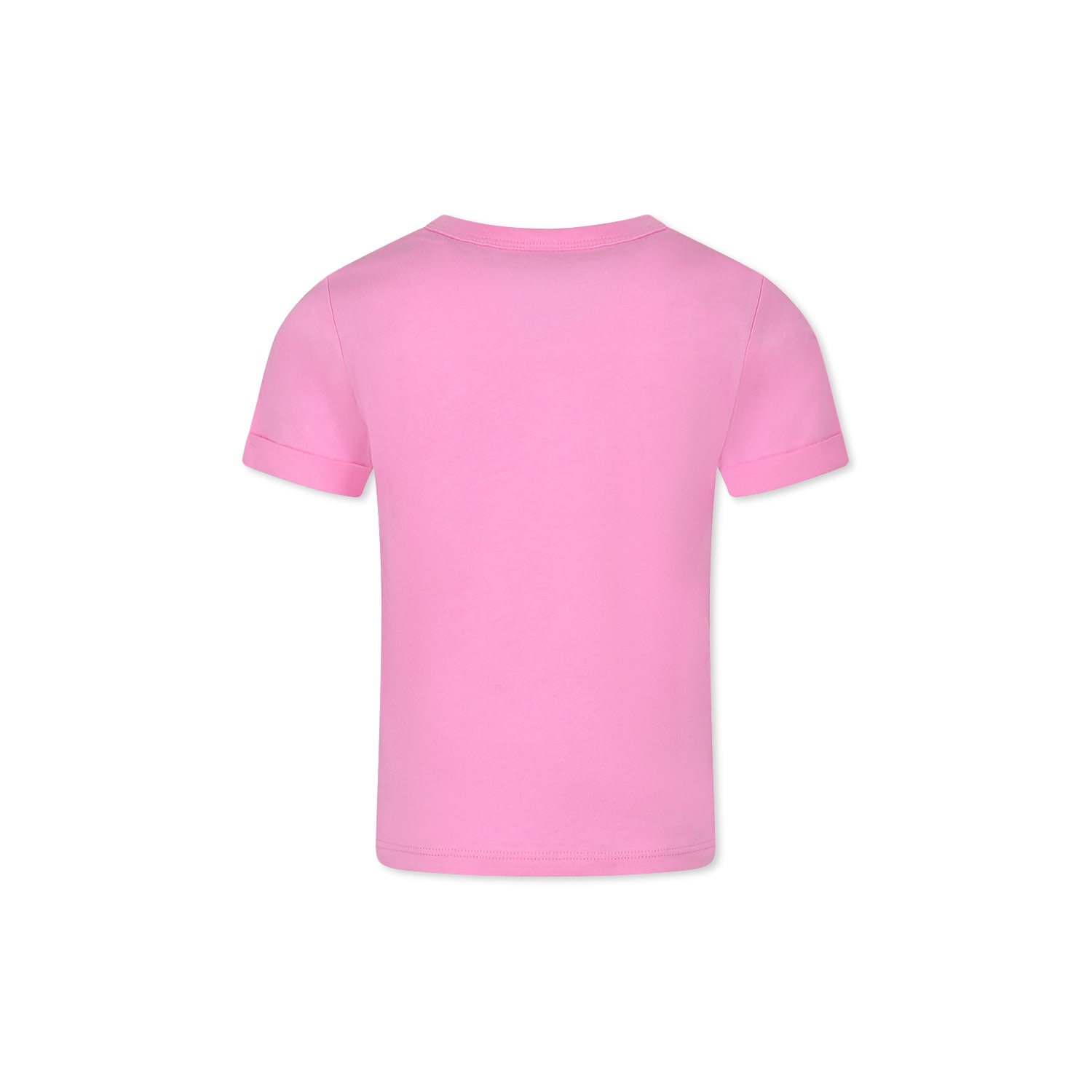 STELLA MCCARTNEY PINK T-SHIRT FOR GIRL WITH CHERRIES