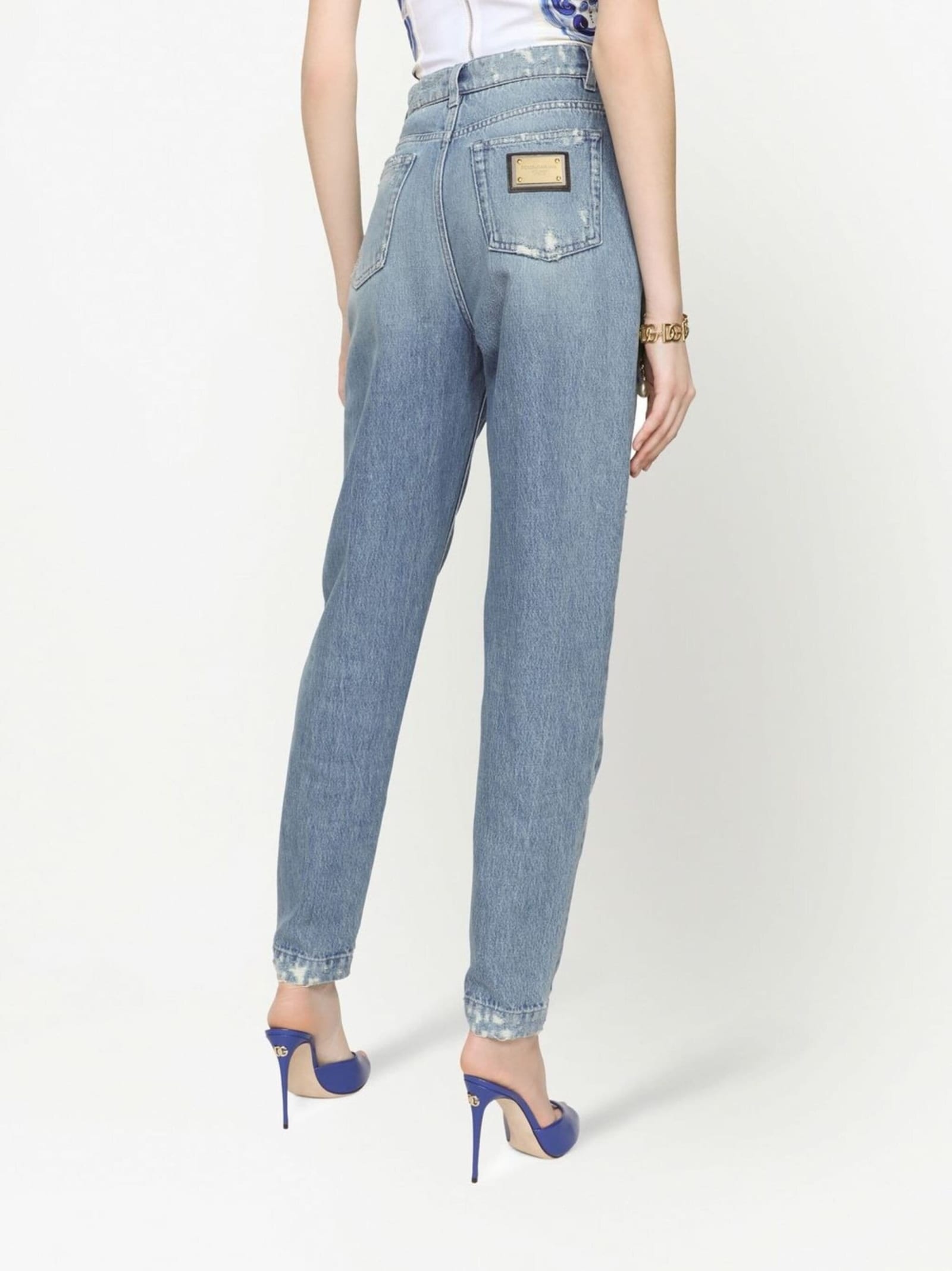 Shop Dolce & Gabbana Carrot Leg Jeans