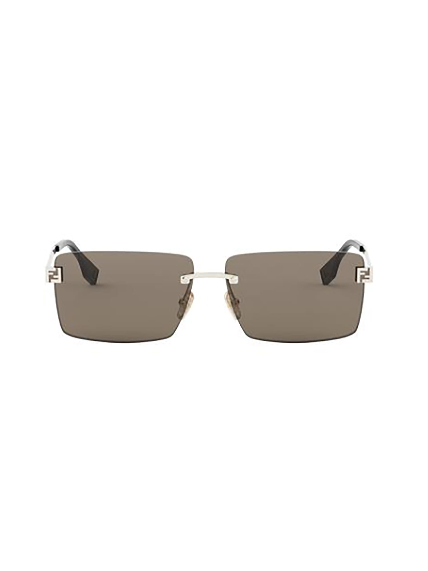 Fendi Fe40165u Sunglasses In Brown