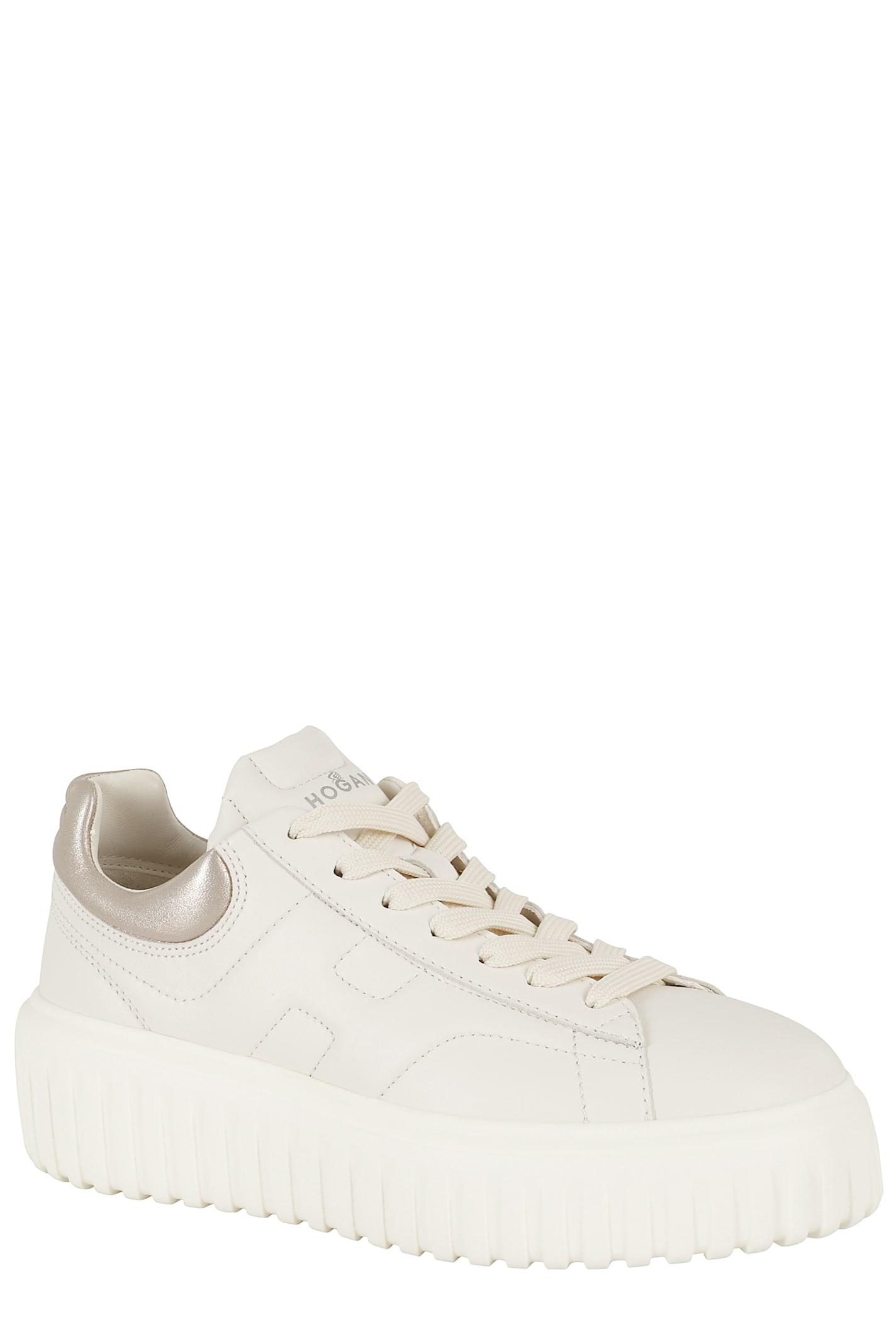 Hogan Woman Sneakers Off White Size 11 Leather