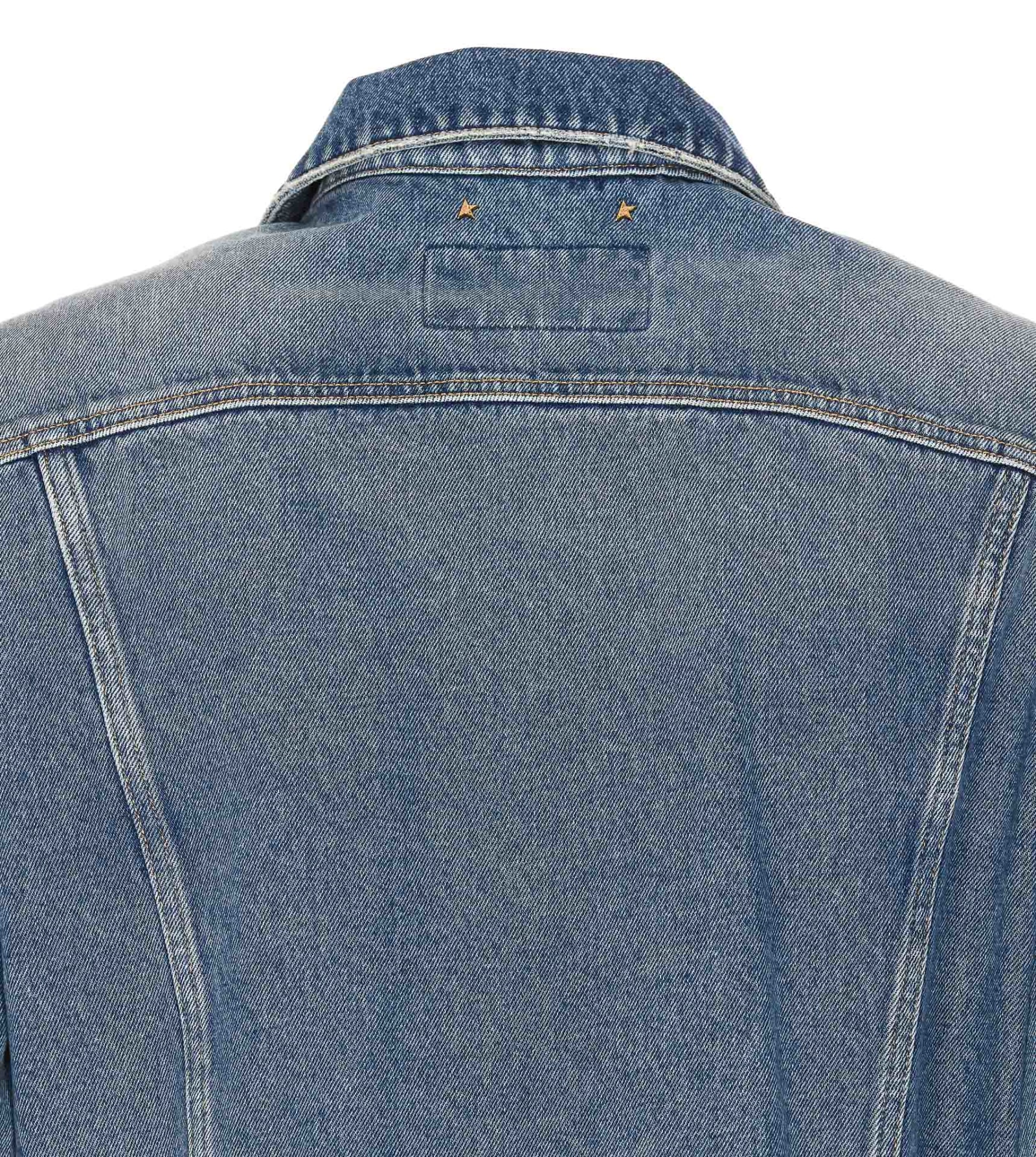 Shop Golden Goose Denim Jacket In Blue