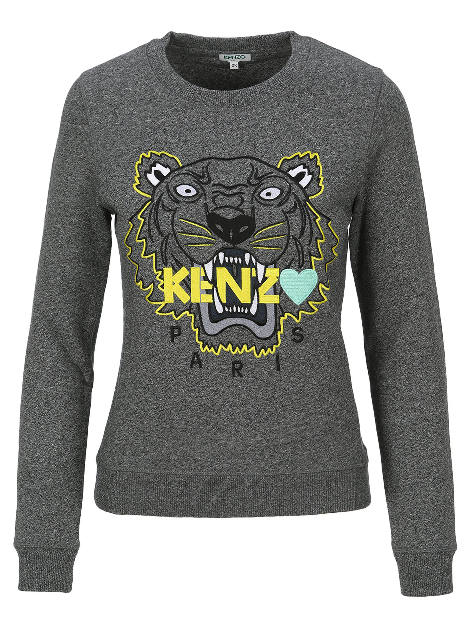 kenzo embroidered tiger sweatshirt