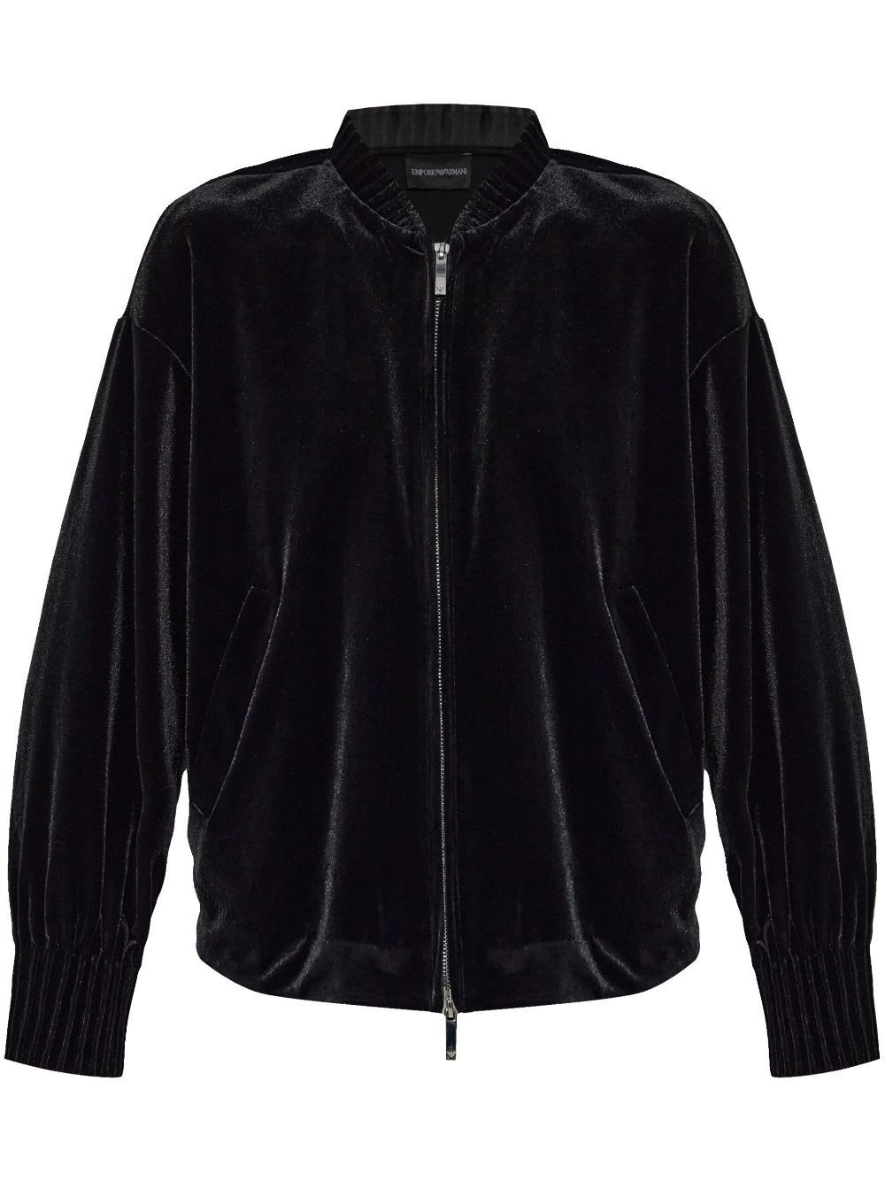 Shop Emporio Armani Blouson Jacket In Black