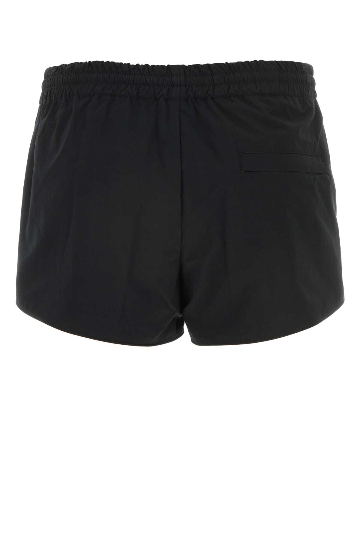 Shop Alexander Wang T Black Polyester Blend Shorts