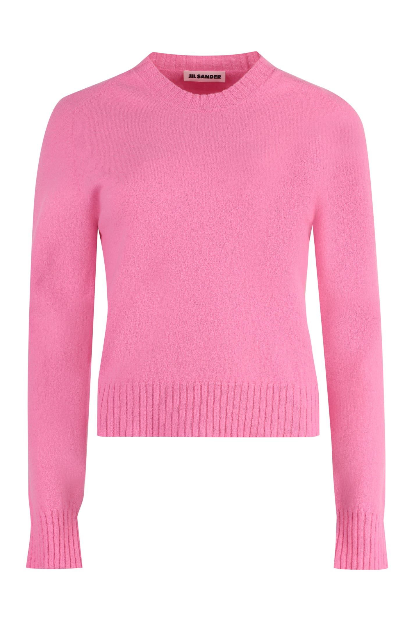 Shop Jil Sander Wool Pullover In Fuchsia