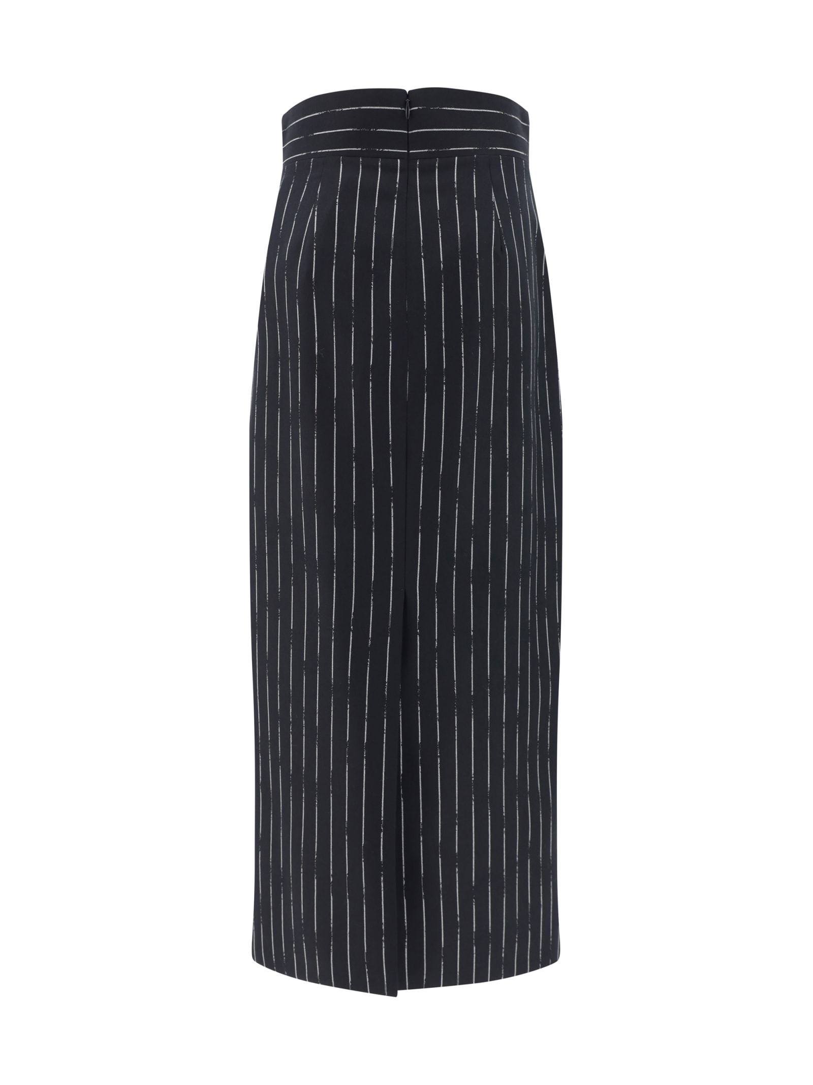 Shop Alexander Mcqueen Tube Skirt In Black