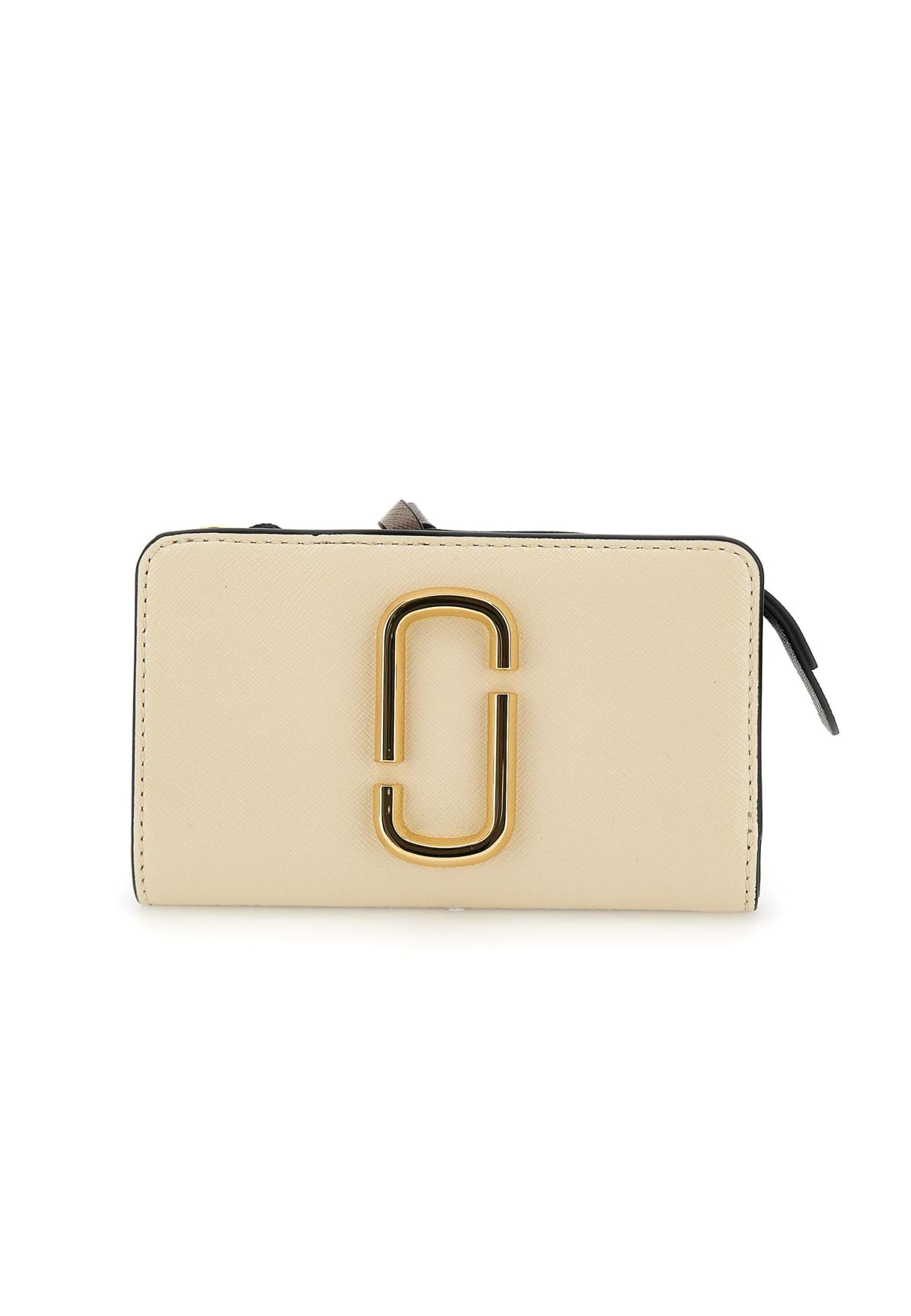 MARC JACOBS LEATHER COMPACT WALLET