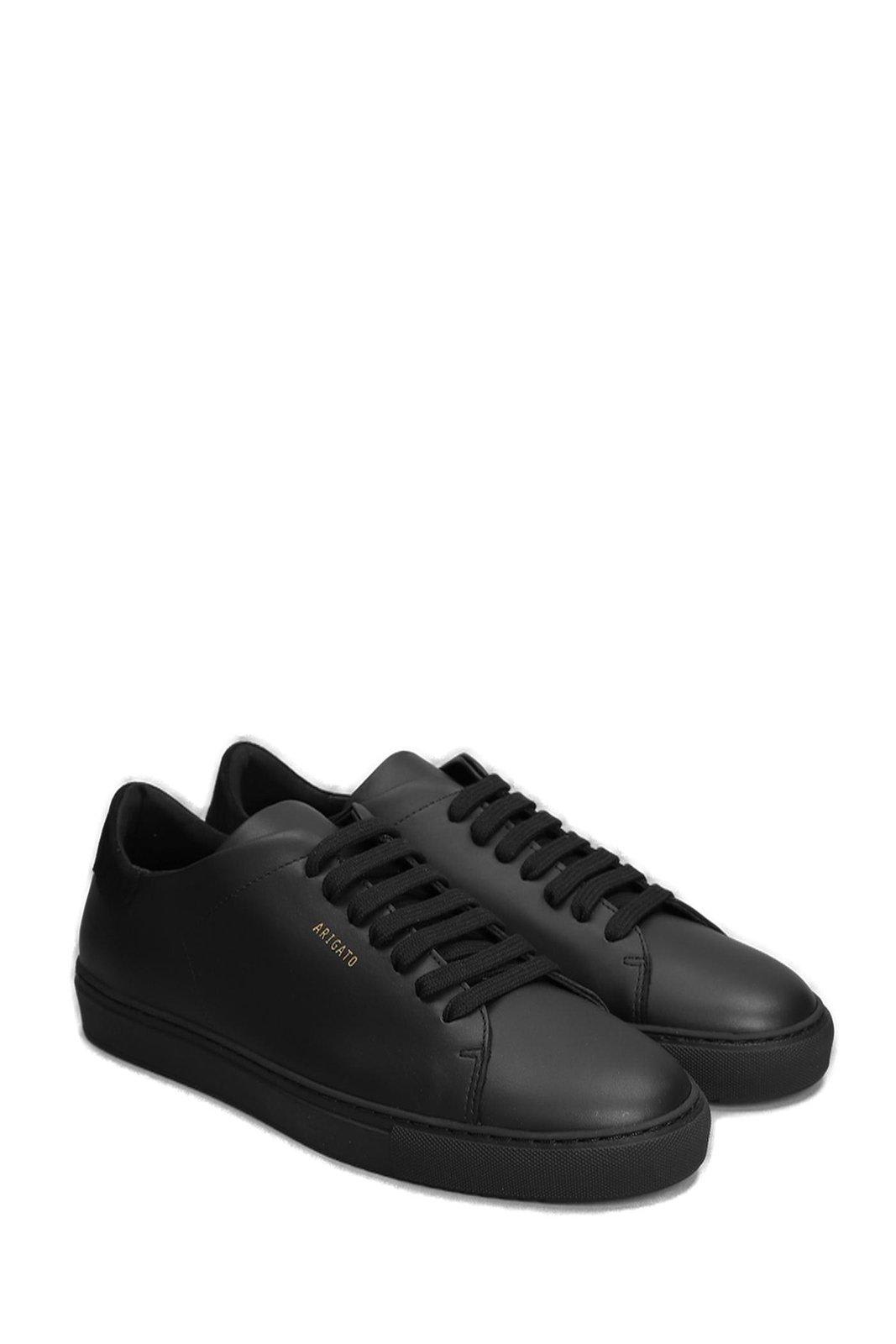 Shop Axel Arigato Clean 90 Lace-up Sneakers In Nero Nero