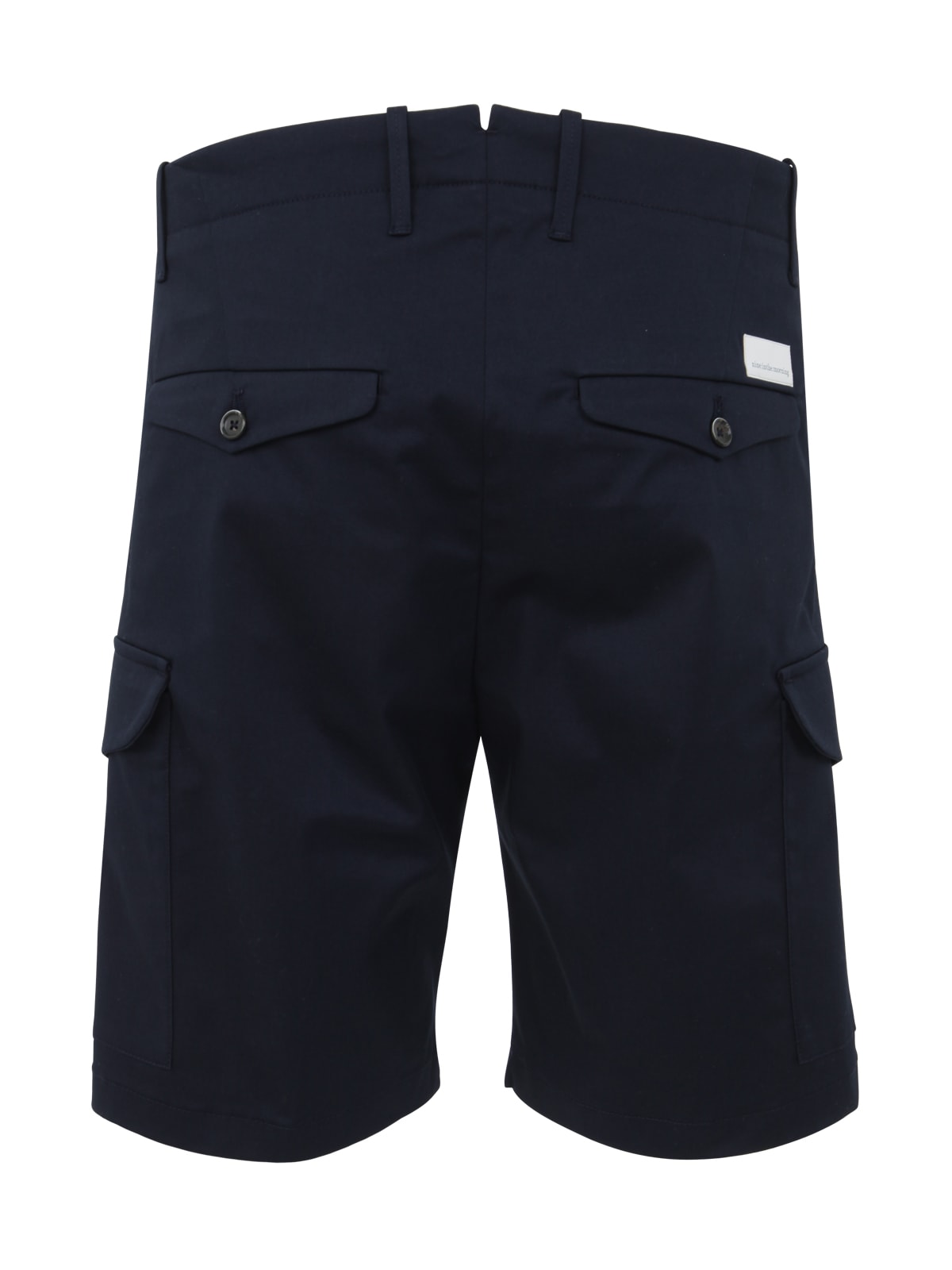 Shop Nine In The Morning Cargo Trouser In Navy Blue