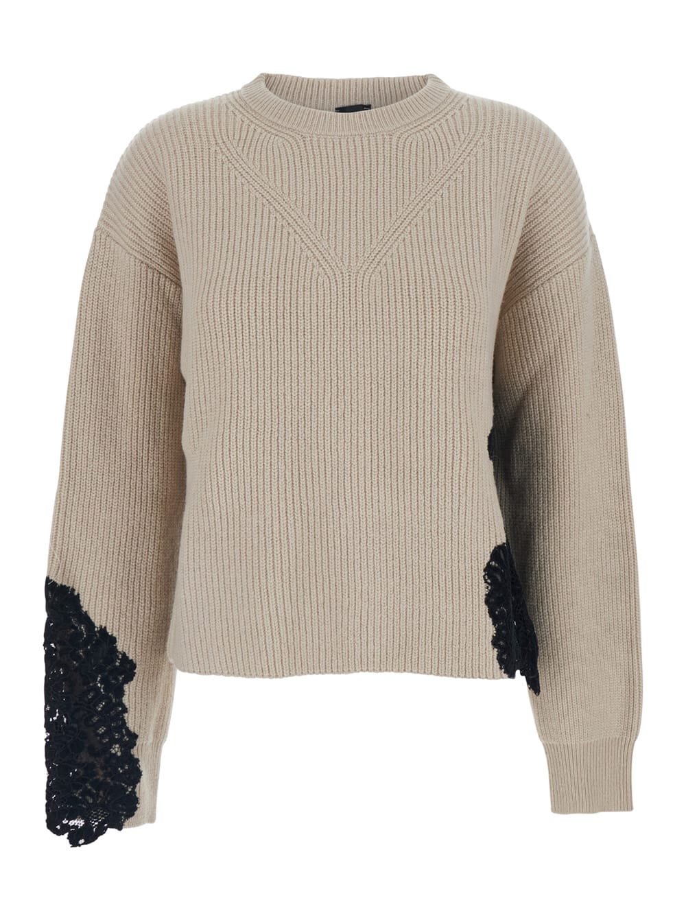 Pinko Piemonte Maglia Misto Lana In Nude