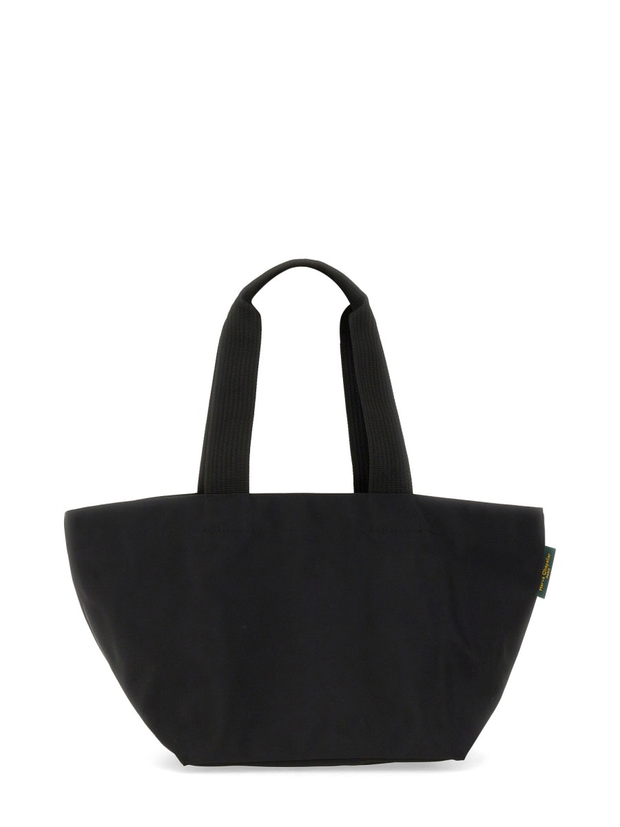 Herve Chapelier Medium Shopping Bag In Black