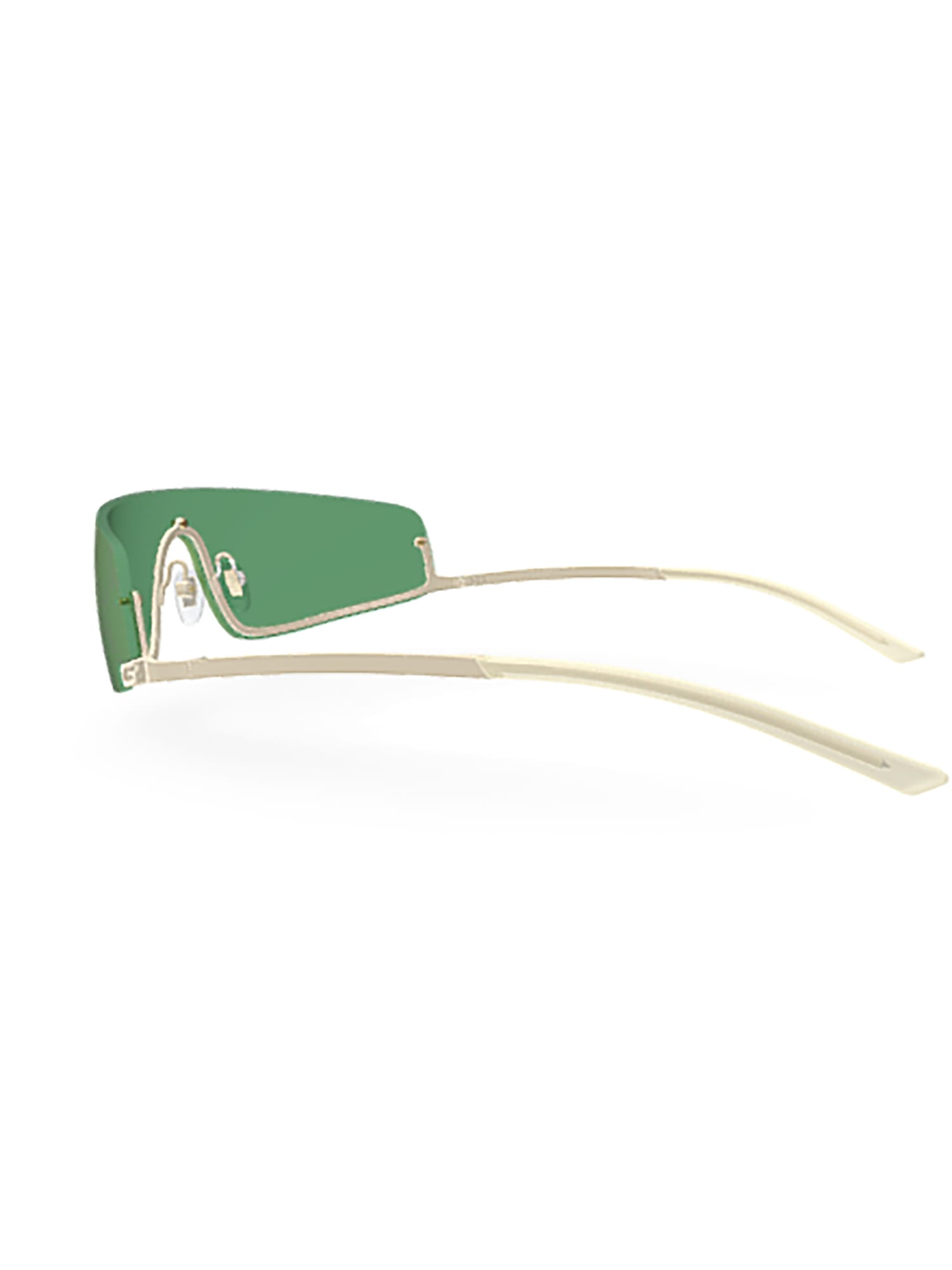 Shop Gucci Gg1561s Sunglasses In Ivory Ivory Green