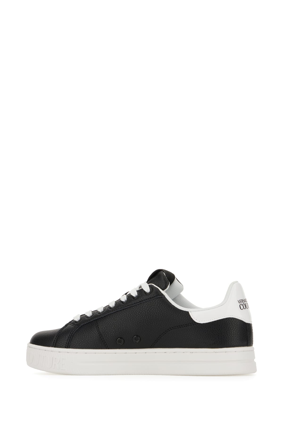 Versace Jeans Couture Logo Sneakers In Black