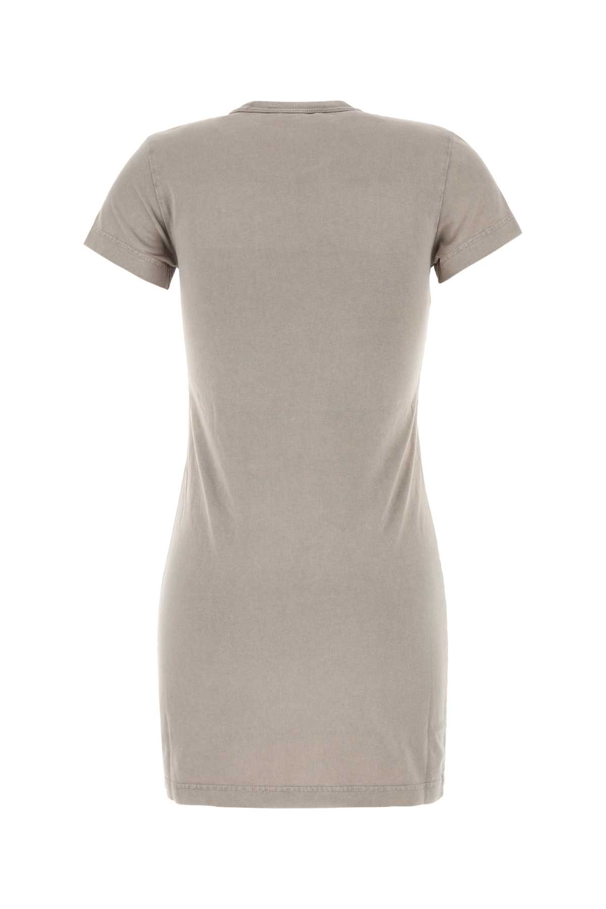 Shop Alexander Wang T Light Pink Cotton T-shirt Mini Dress In Washedoyster