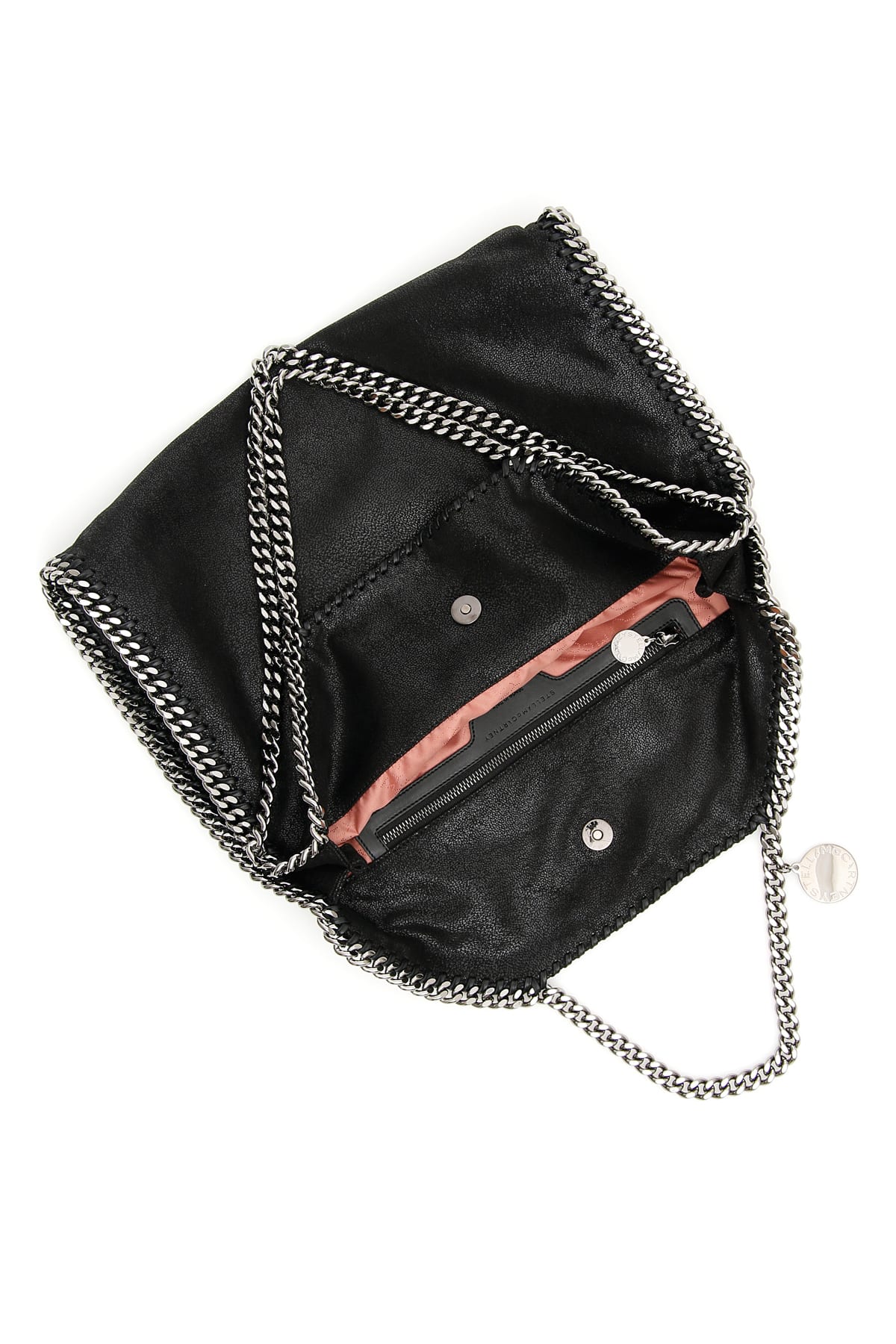 Shop Stella Mccartney 3chain Falabella Tote Bag In Black