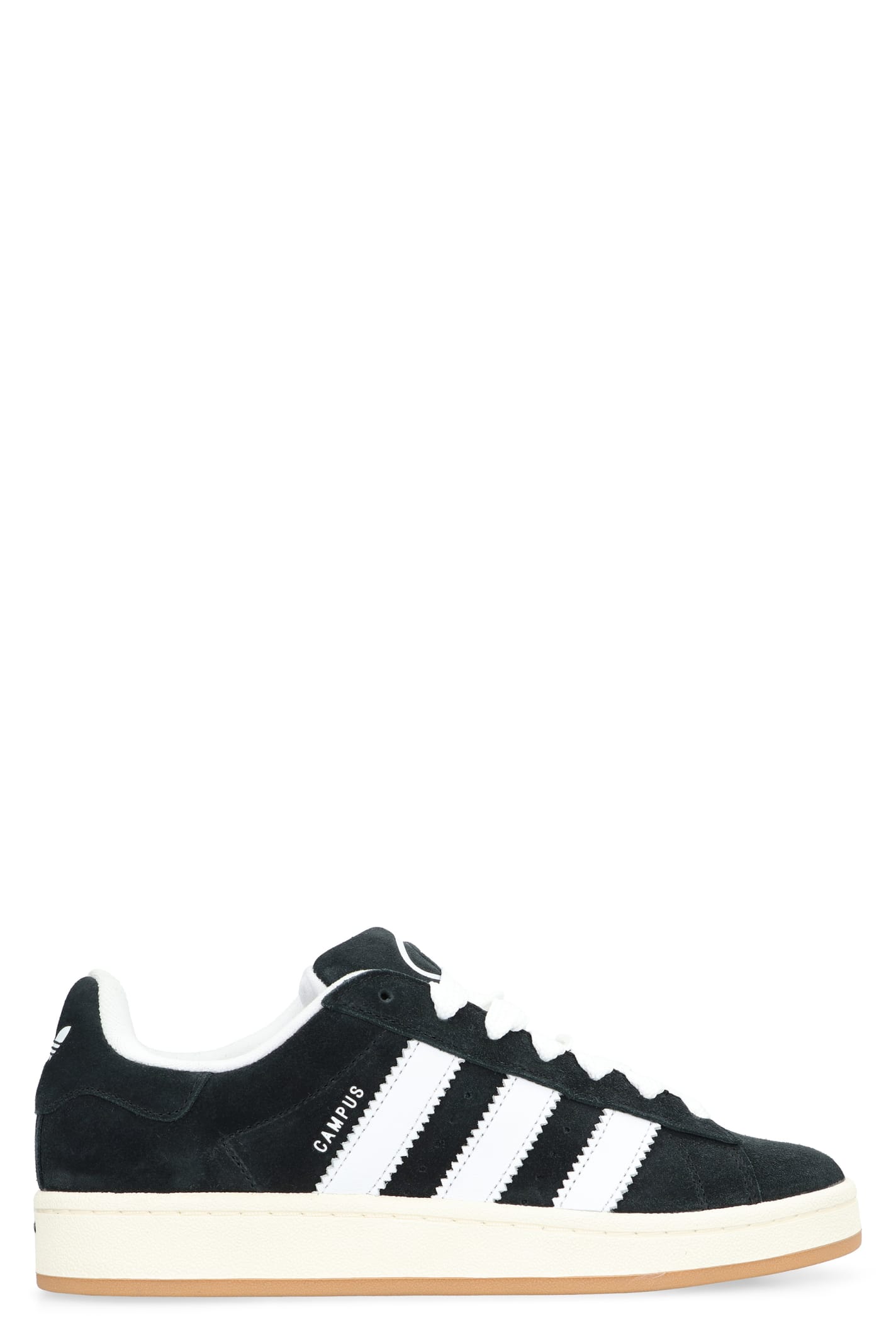 Shop Adidas Originals Campus 00s Leather Low-top Sneakers In Black