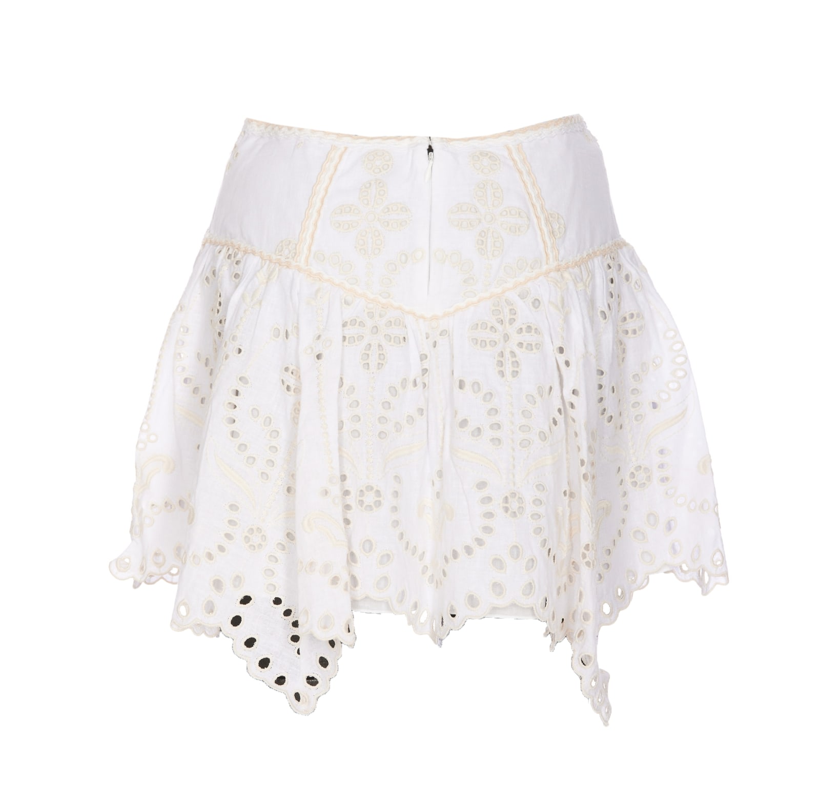 Shop Charo Ruiz Pauline Short Skirt In White