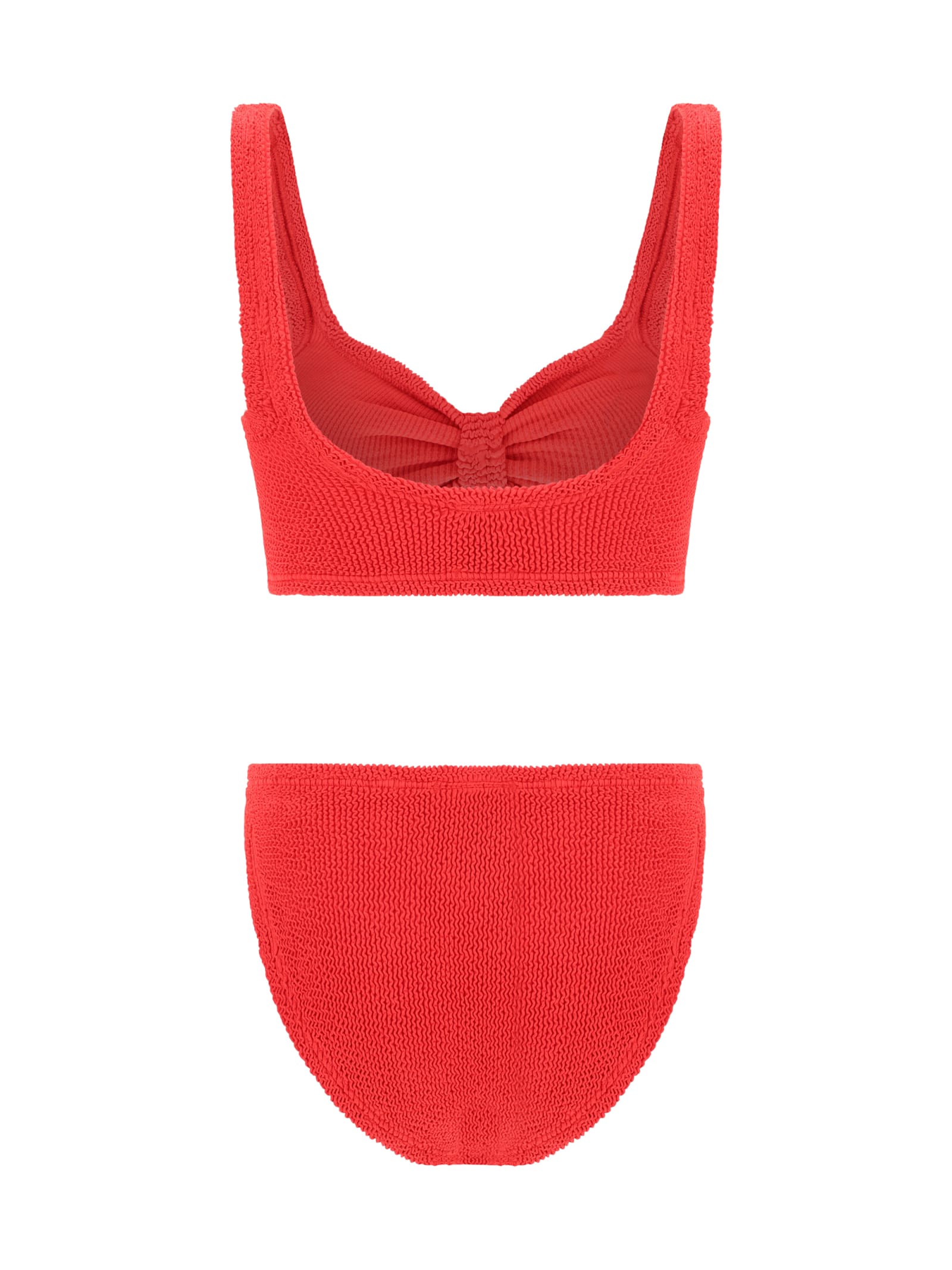 Shop Hunza G Bonnie Swimsuit In Red