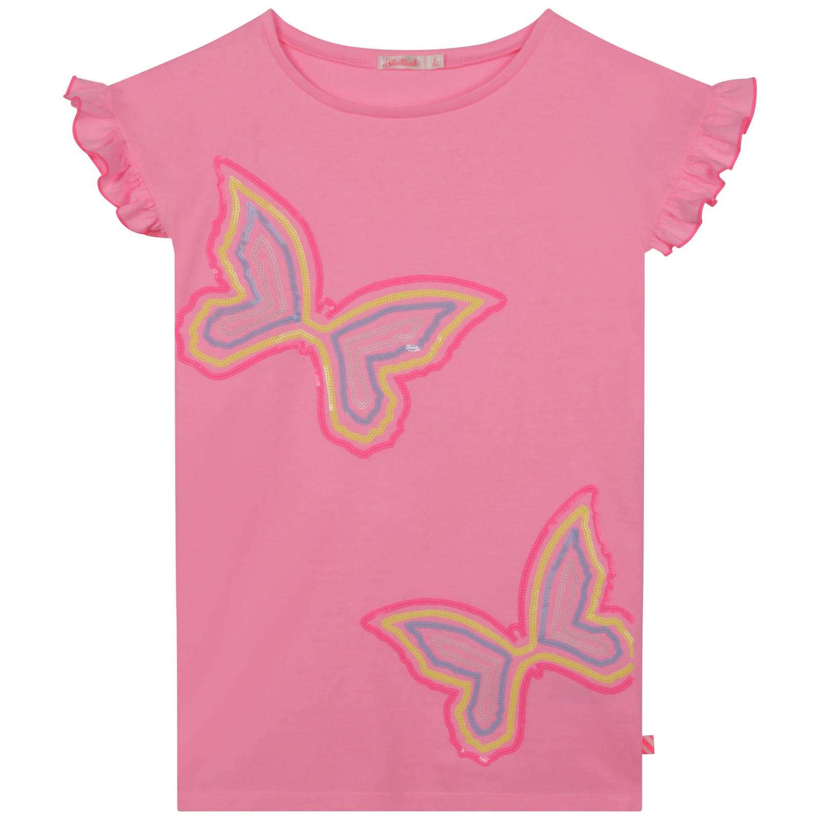 Billieblush Kids' T-shirt Model Dress With Sequins In Pink