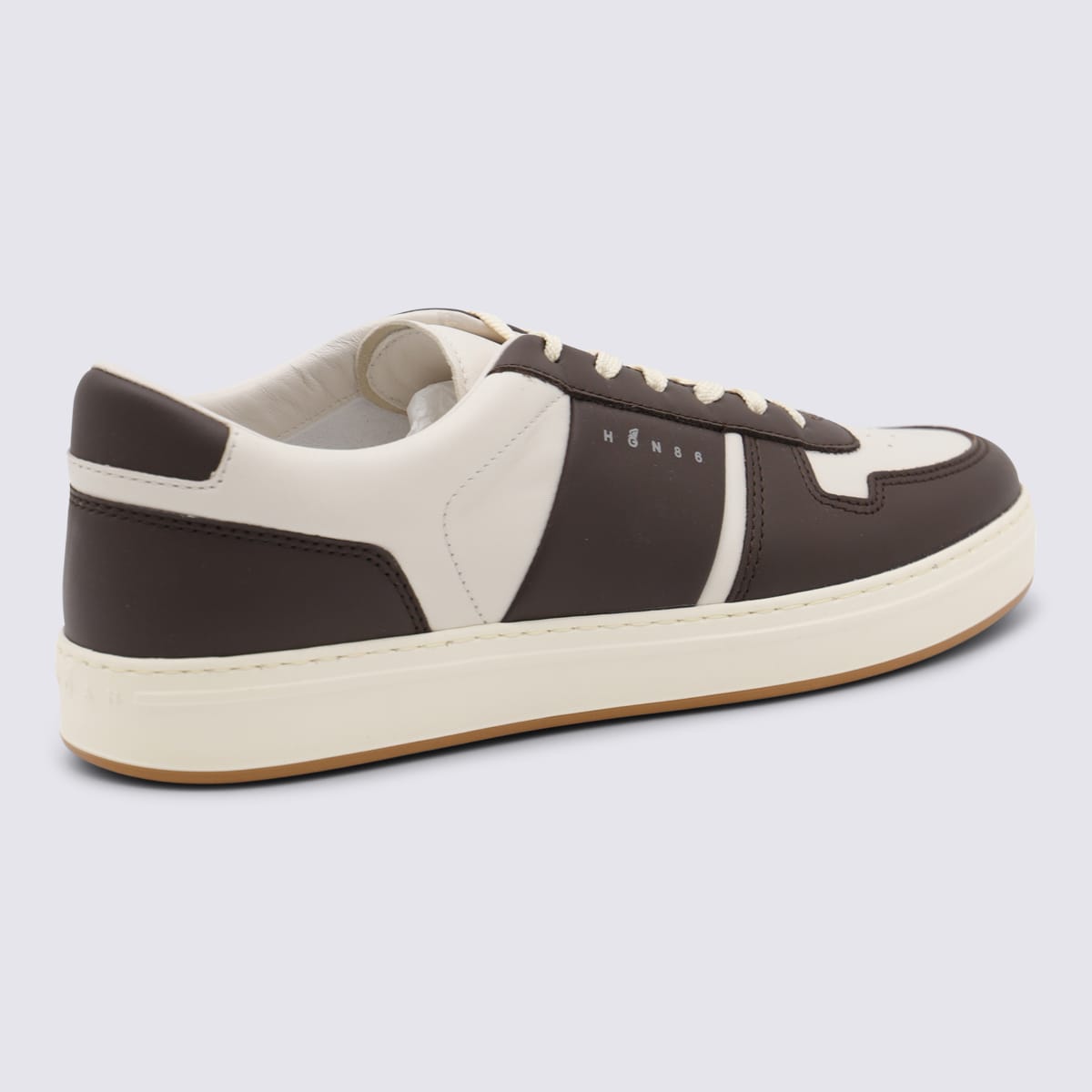 Hogan Round Toe Low Top Sneakers