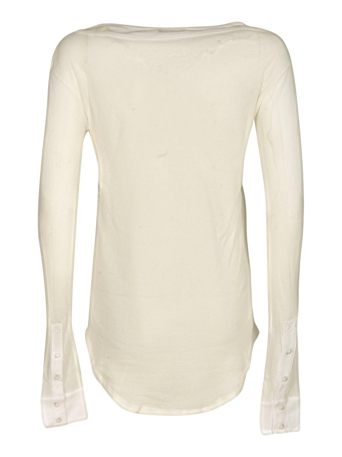 Shop Ann Demeulemeester Vero Layered Top In Bianco