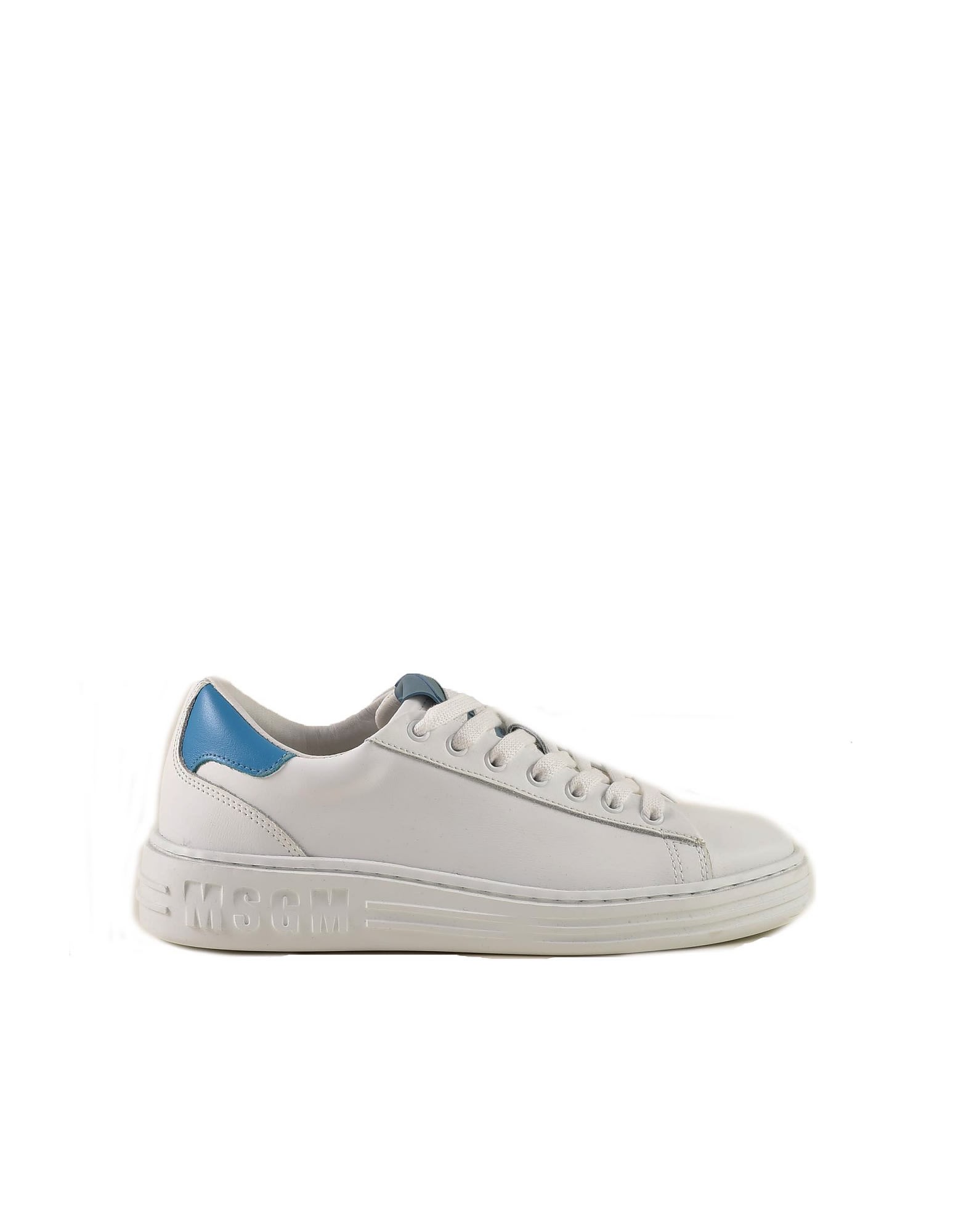 MSGM Womens Turquoise Sneakers