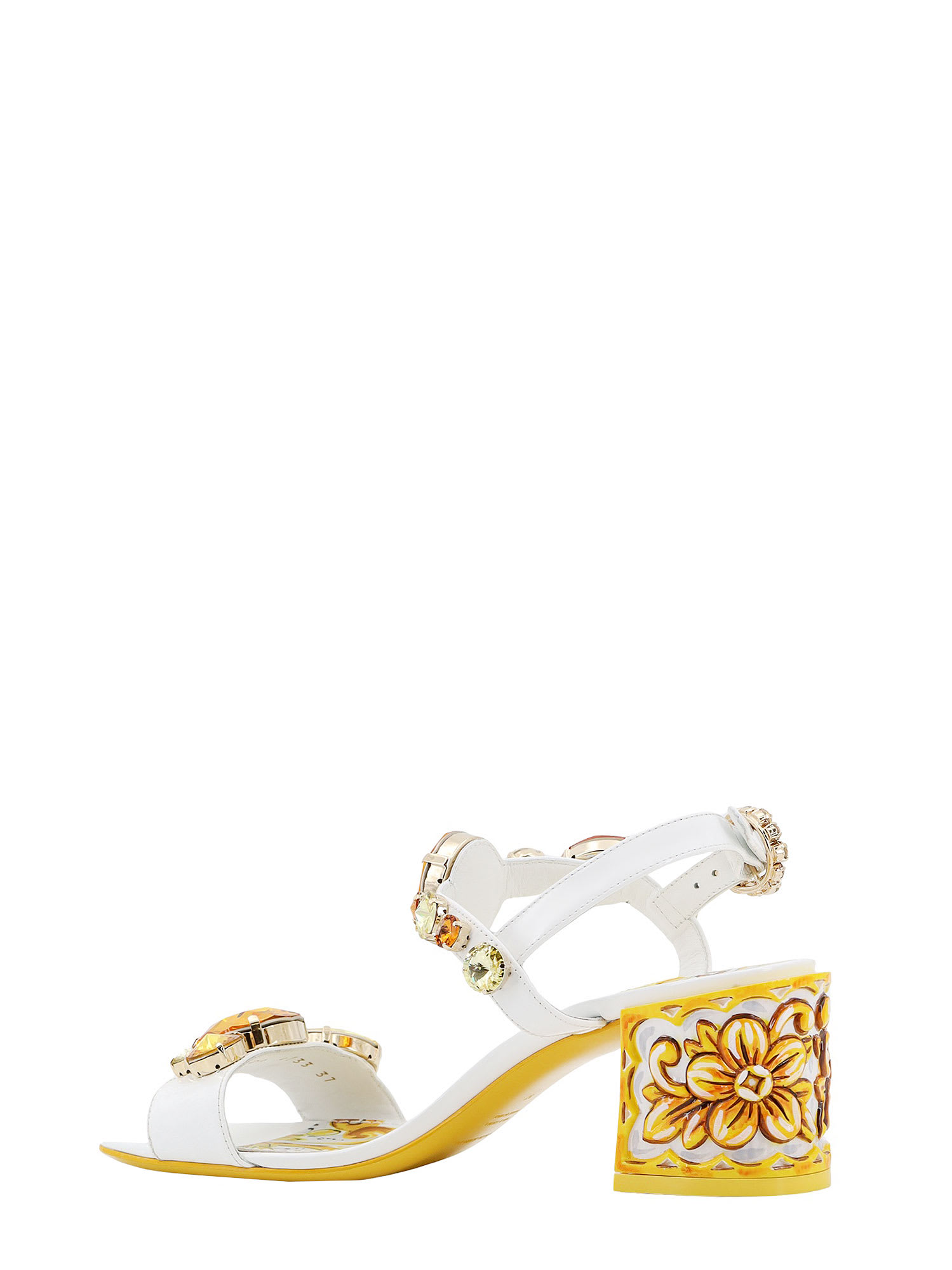 Shop Dolce & Gabbana Sandals In Yellow