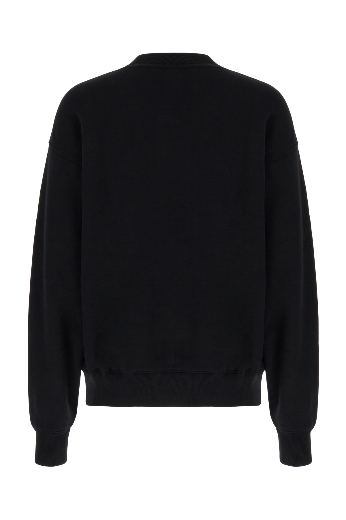 Shop Off-white Black Stretch Cotton Sweatshirt In Nero