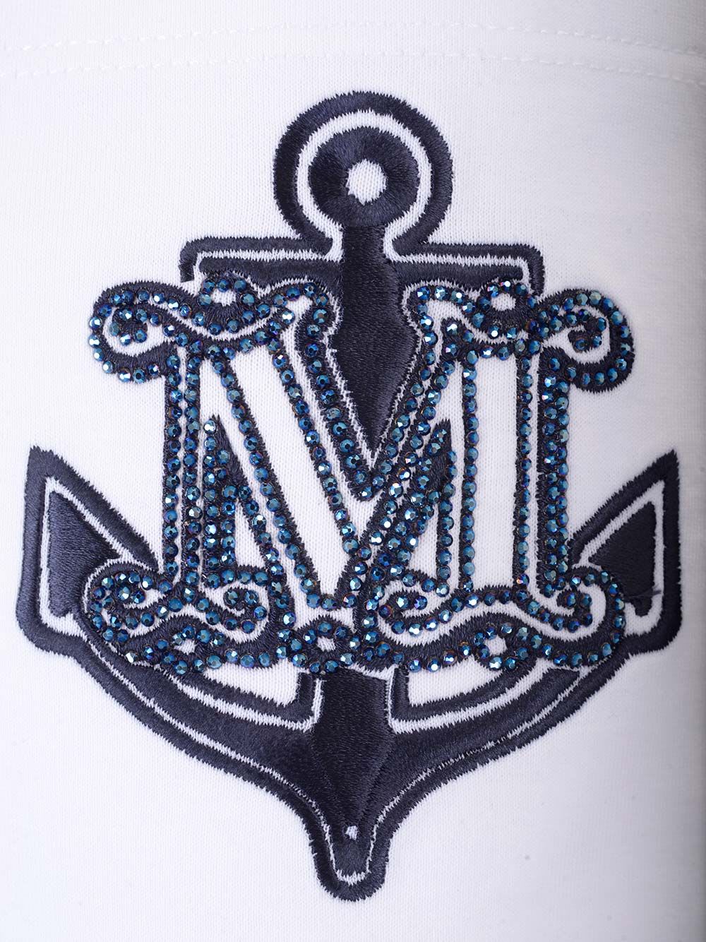 Max Mara Acacia Logo Pocket Jersey T-shirt In White