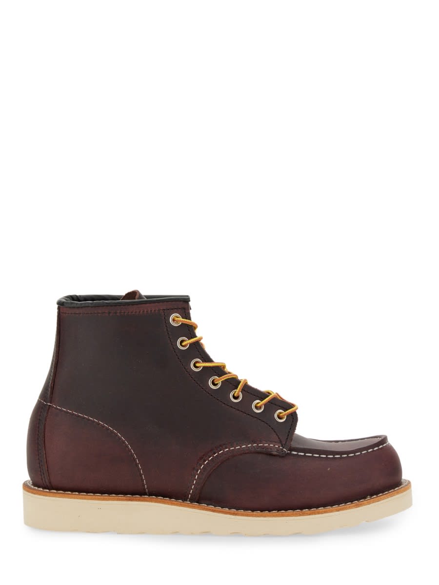 Shop Red Wing Leather Boot In Bordeaux