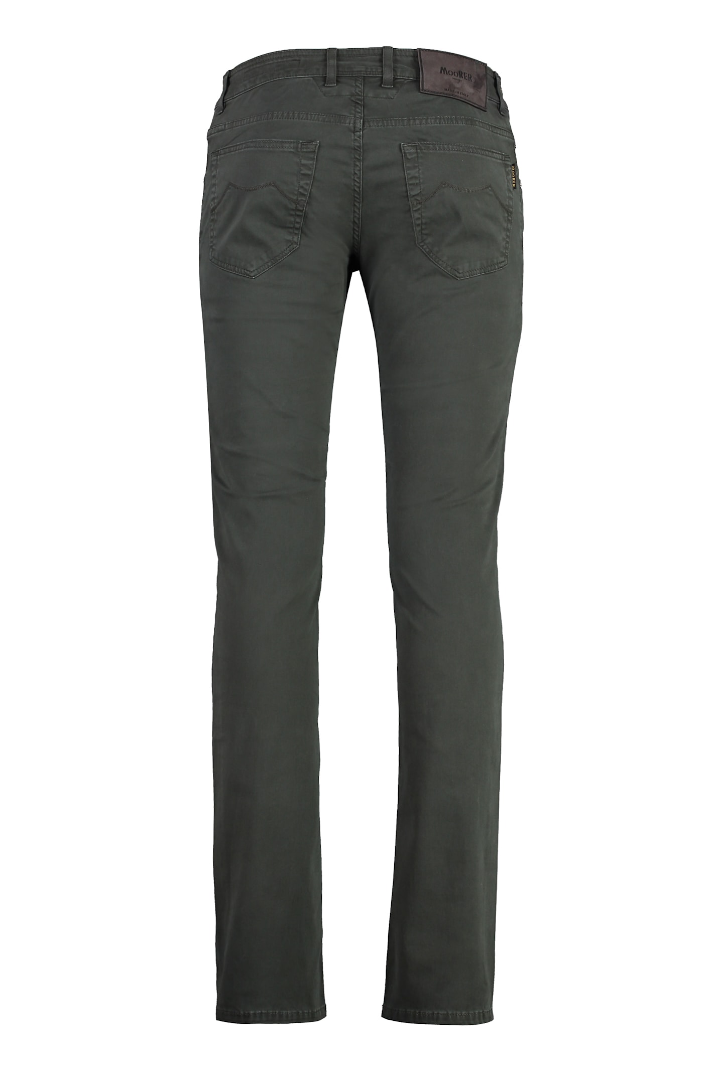 Moorer Credi Slim Fit Jeans In Black