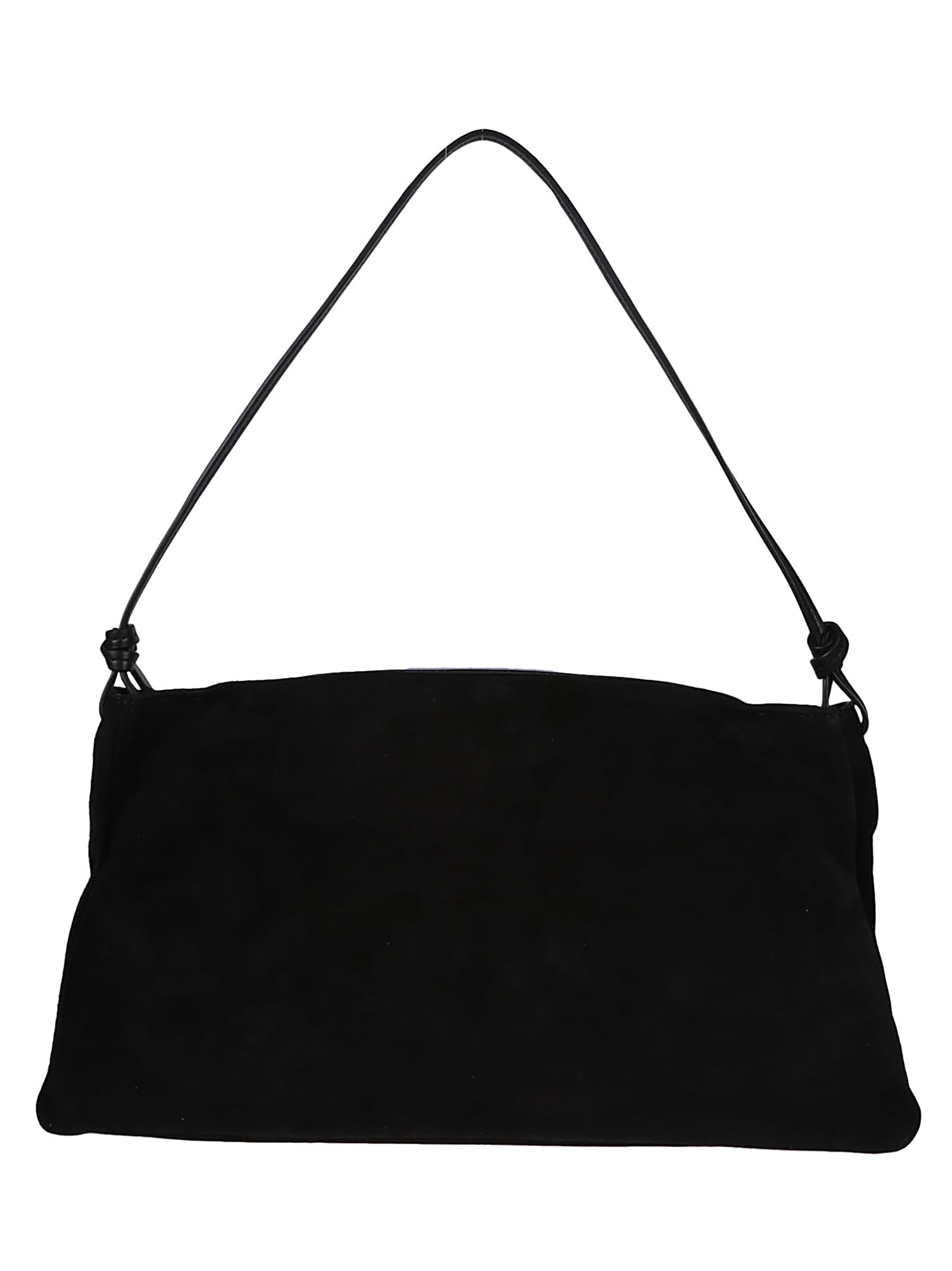 Shop Staud Wally Shoulder Bag In Blk Black