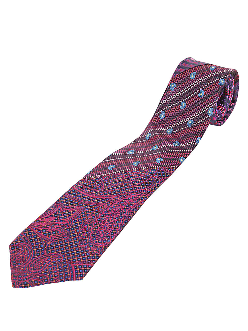 Etro Four Fabrics Lucky 8cm Tie