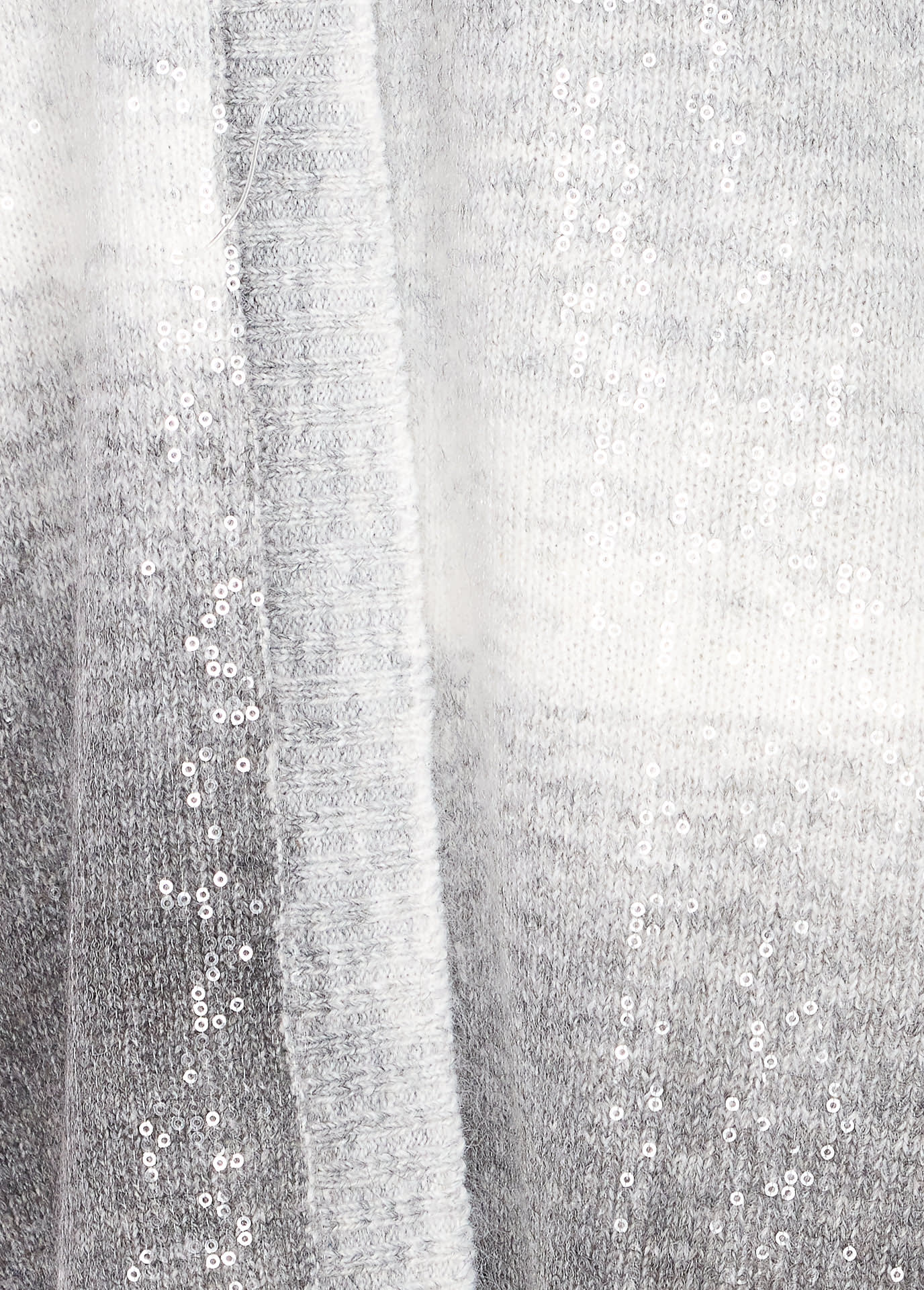 Liu •jo Sequin Long-sleeves Cardigan In Gray