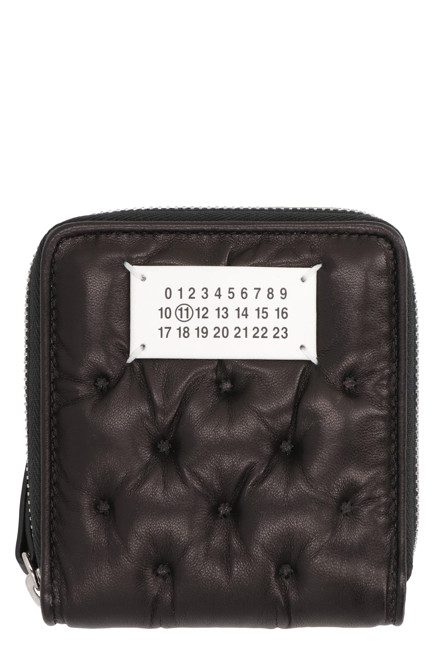 Shop Maison Margiela Glam Slam Leather Wallet In Black