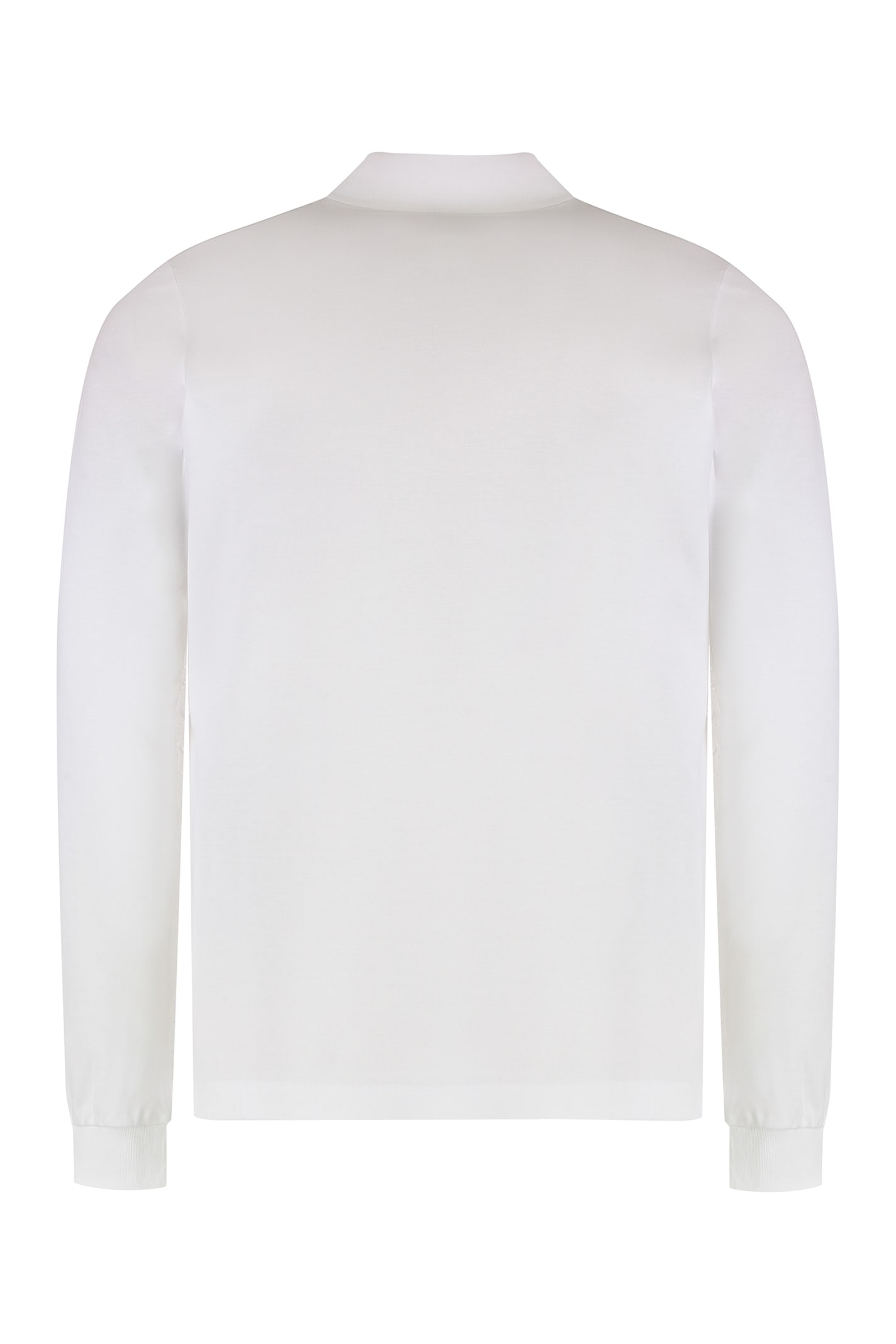 Paul&shark Cotton Piqué Polo Shirt In White