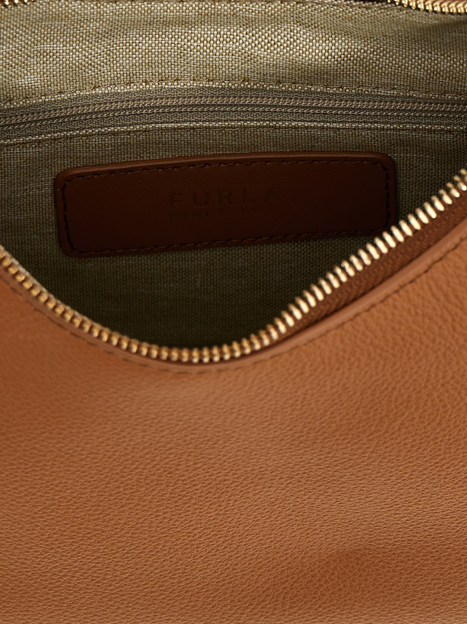 Furla Goccia S Shoulder Bag In Brown