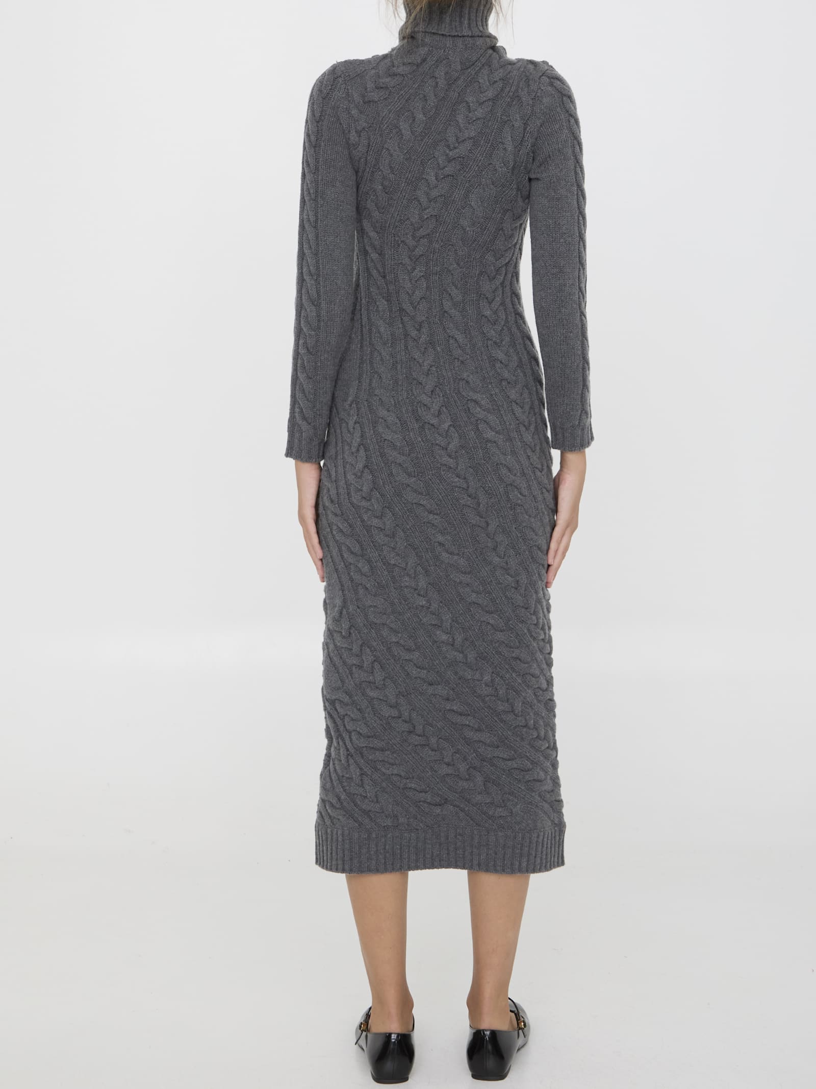 Shop Max Mara Arte Dress In Grey