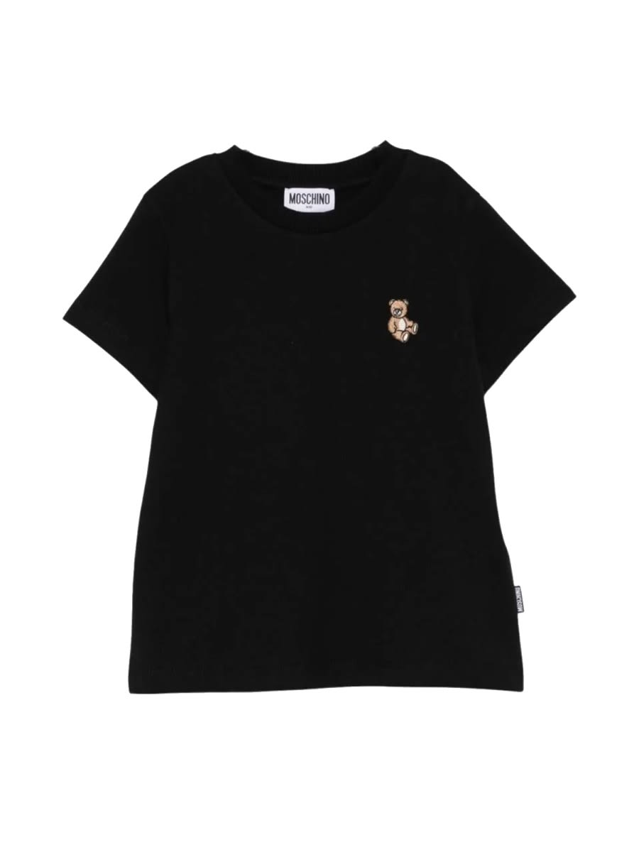 Moschino T-shirt With Logo In Black