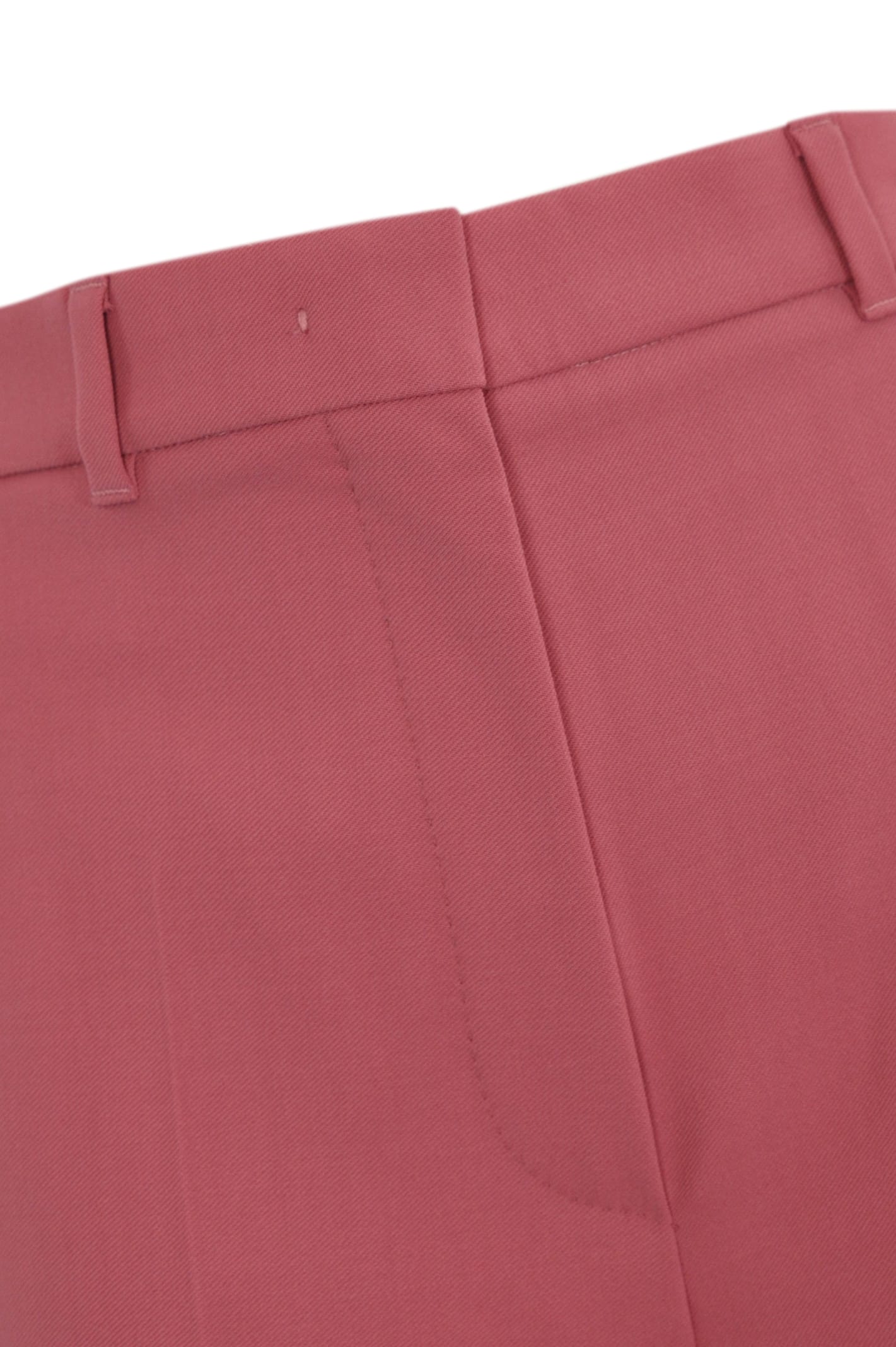 Max Mara Quasar Trousers In Crepe Satin In Pink