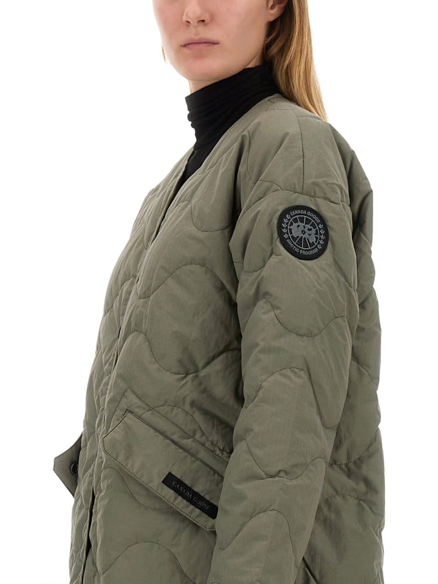 Shop Canada Goose Elgin Coat In Military Green