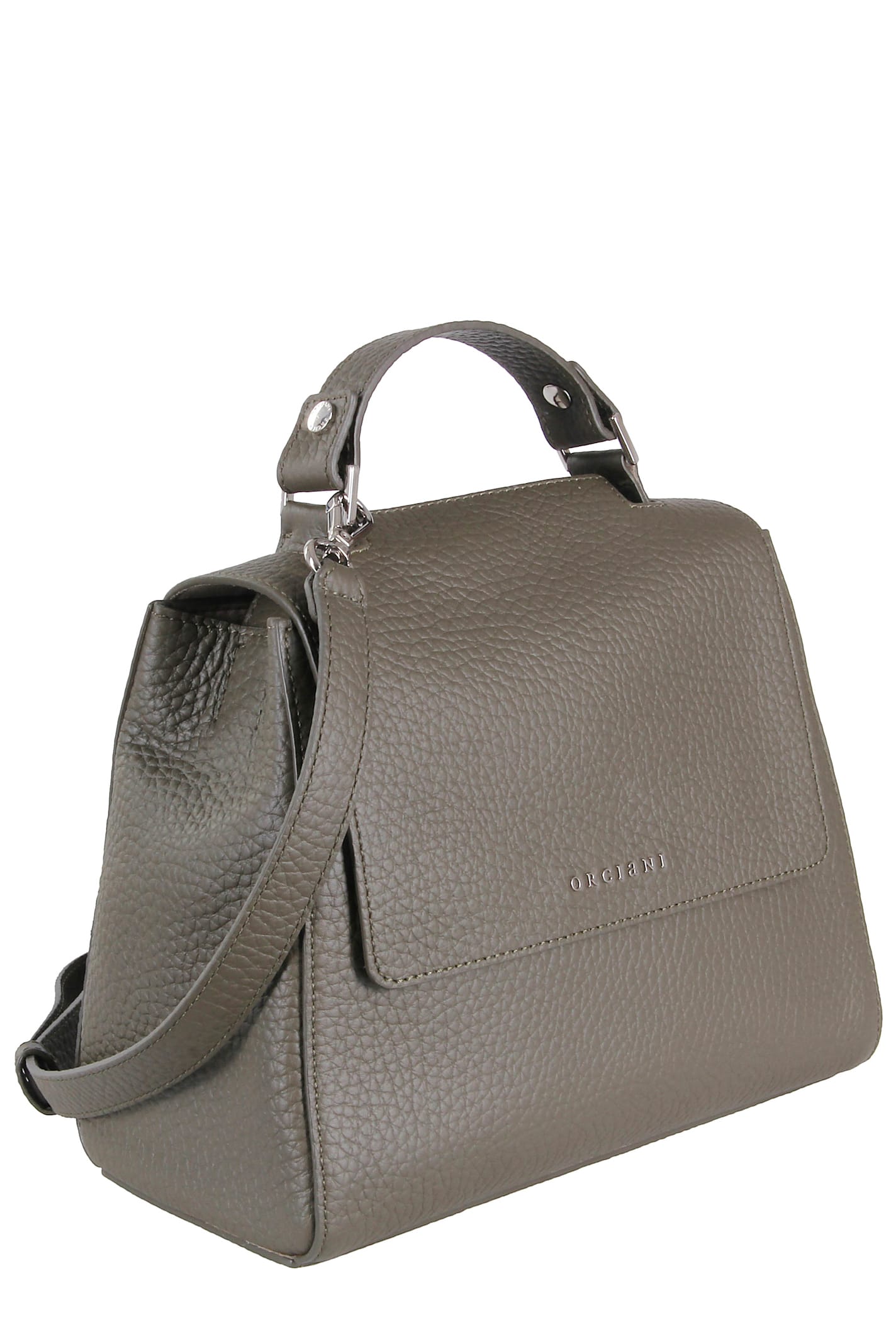Orciani Borsa Sveva Soft Piccola A Mano In Gray