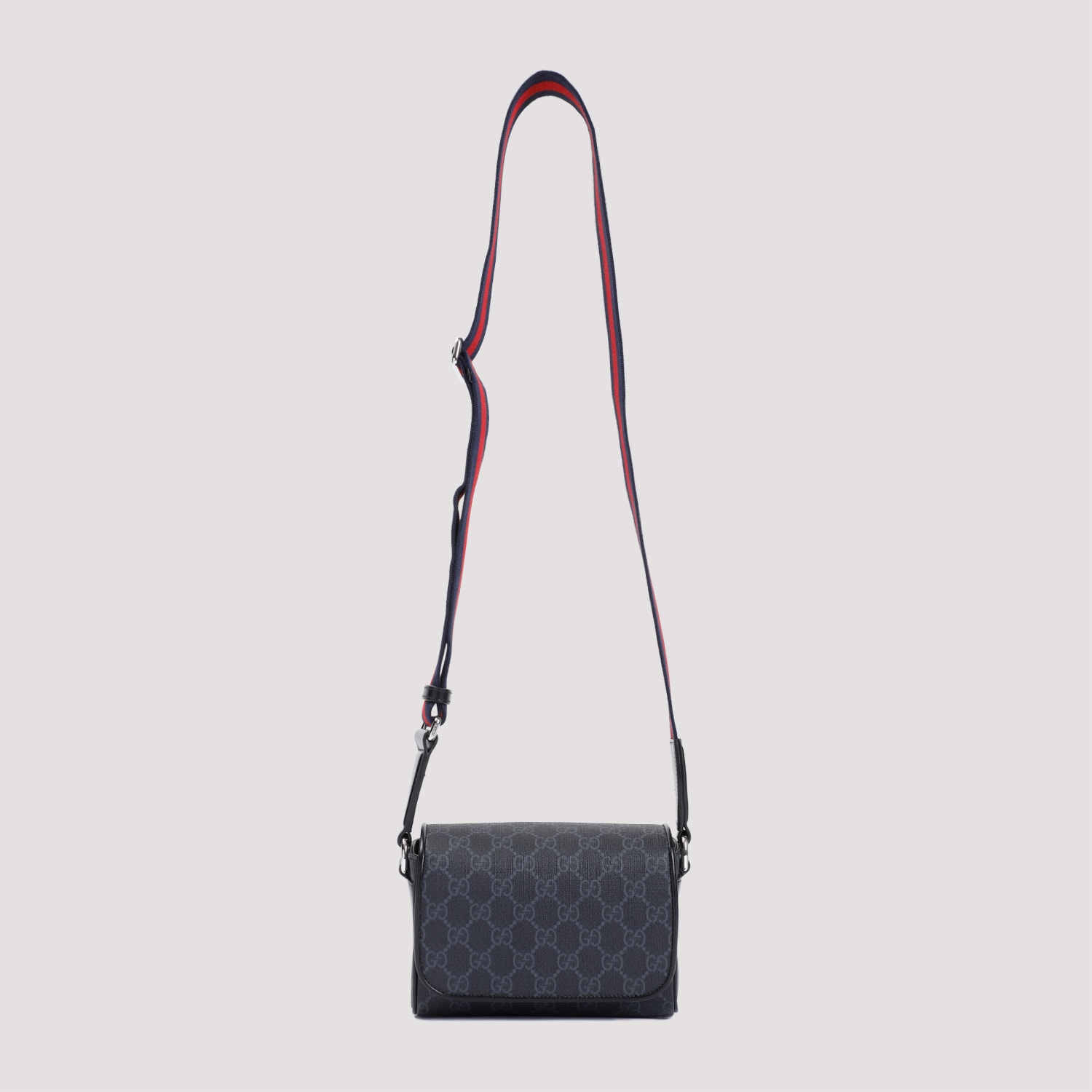 Shop Gucci Gg Supreme Mini Bag In Black Black Brb