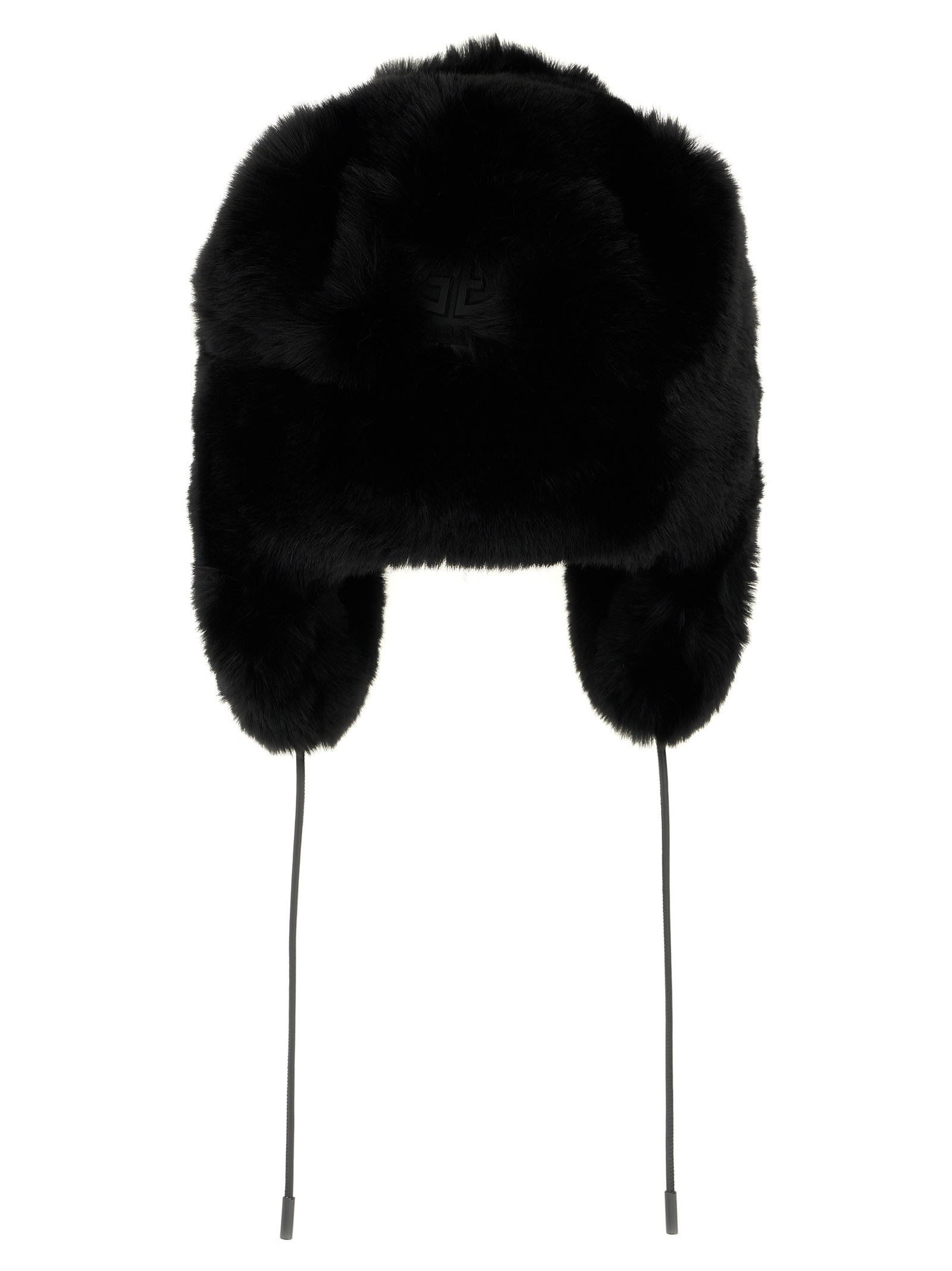 Goldbergh Cher Fluffy Aviator Hat In Black