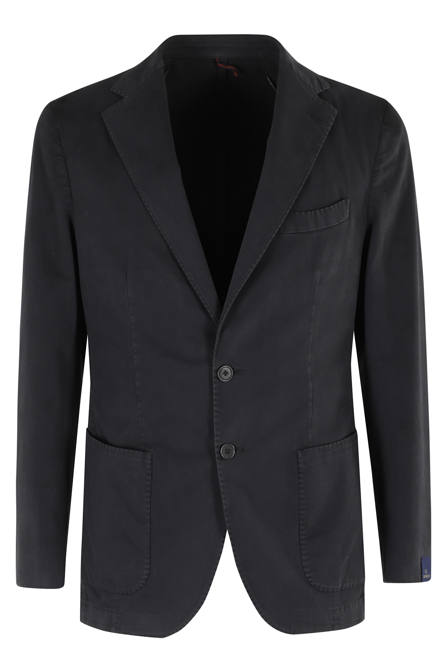 Santaniello Gabardina Soft Touch Con Smeriglio In Black