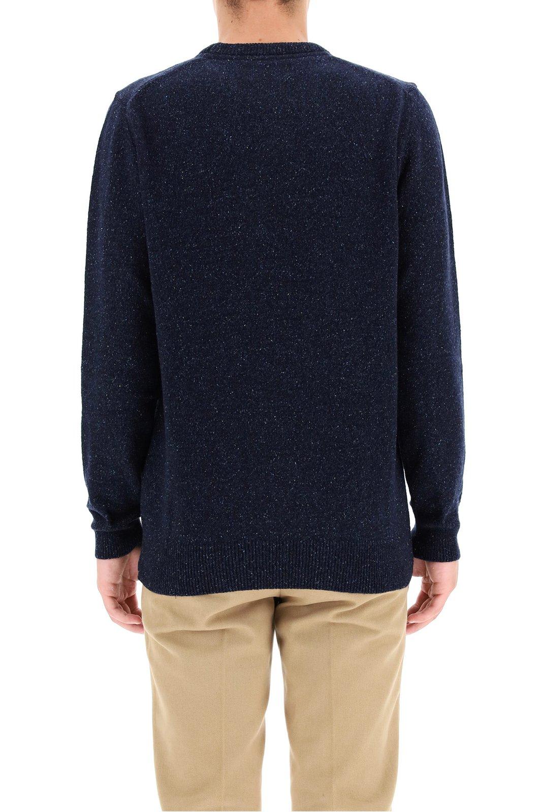 Barbour Tisbury Crewneck Pullover In Navy