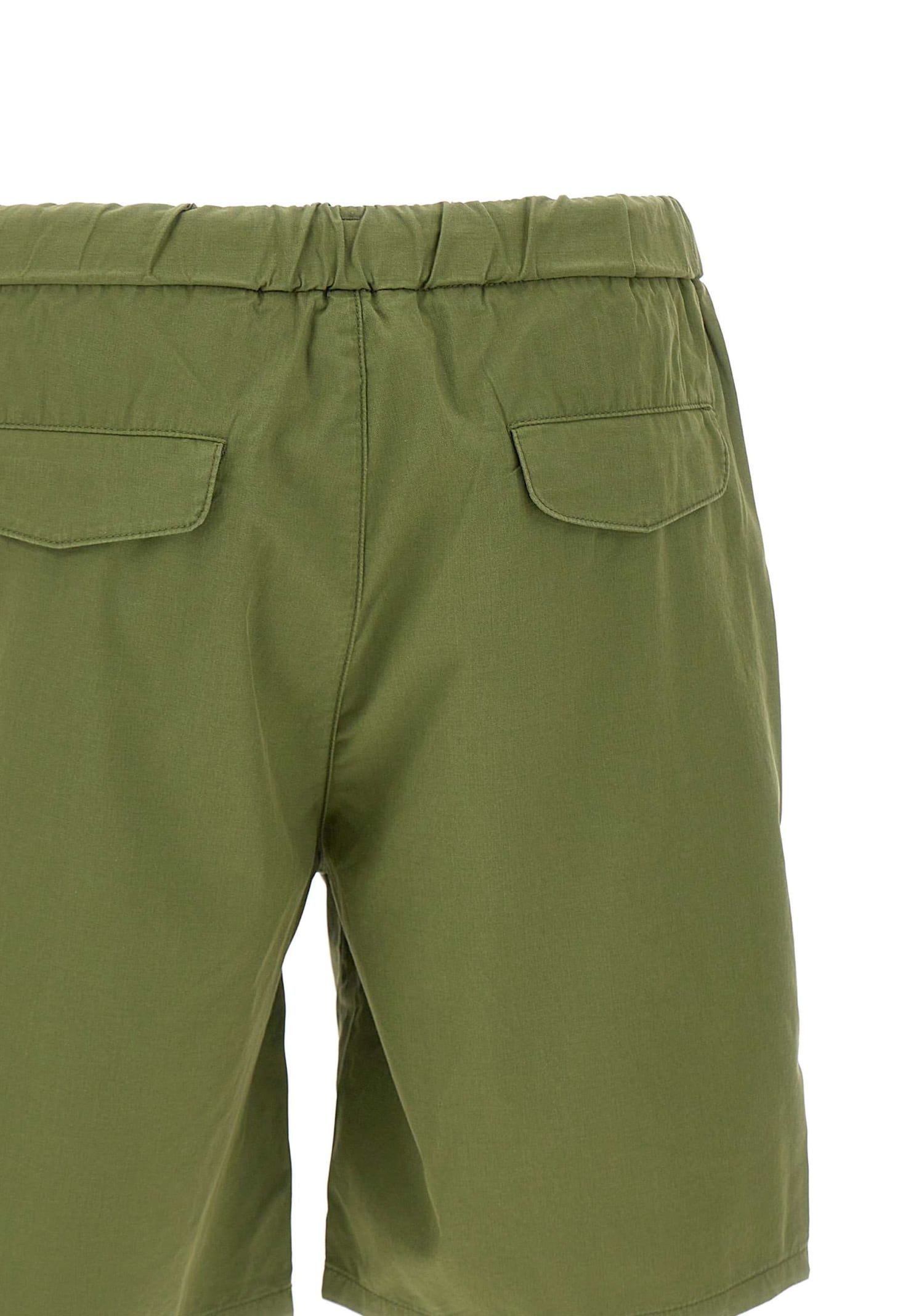 Shop Sun 68 Cotton Shorts  In Green