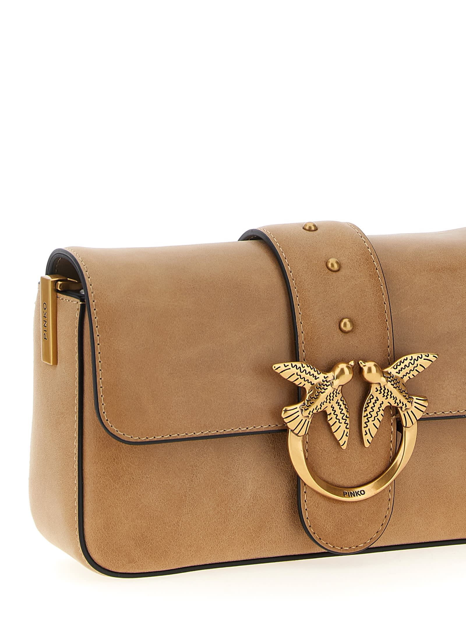 Pinko Mini Love Bag Slouchy Shoulder Bag